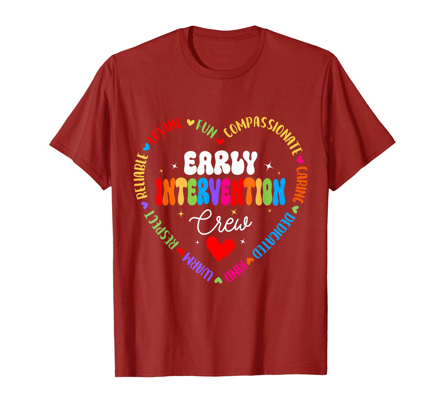 Intervention Teacher Team Early Intervention Crew T-Shirt
