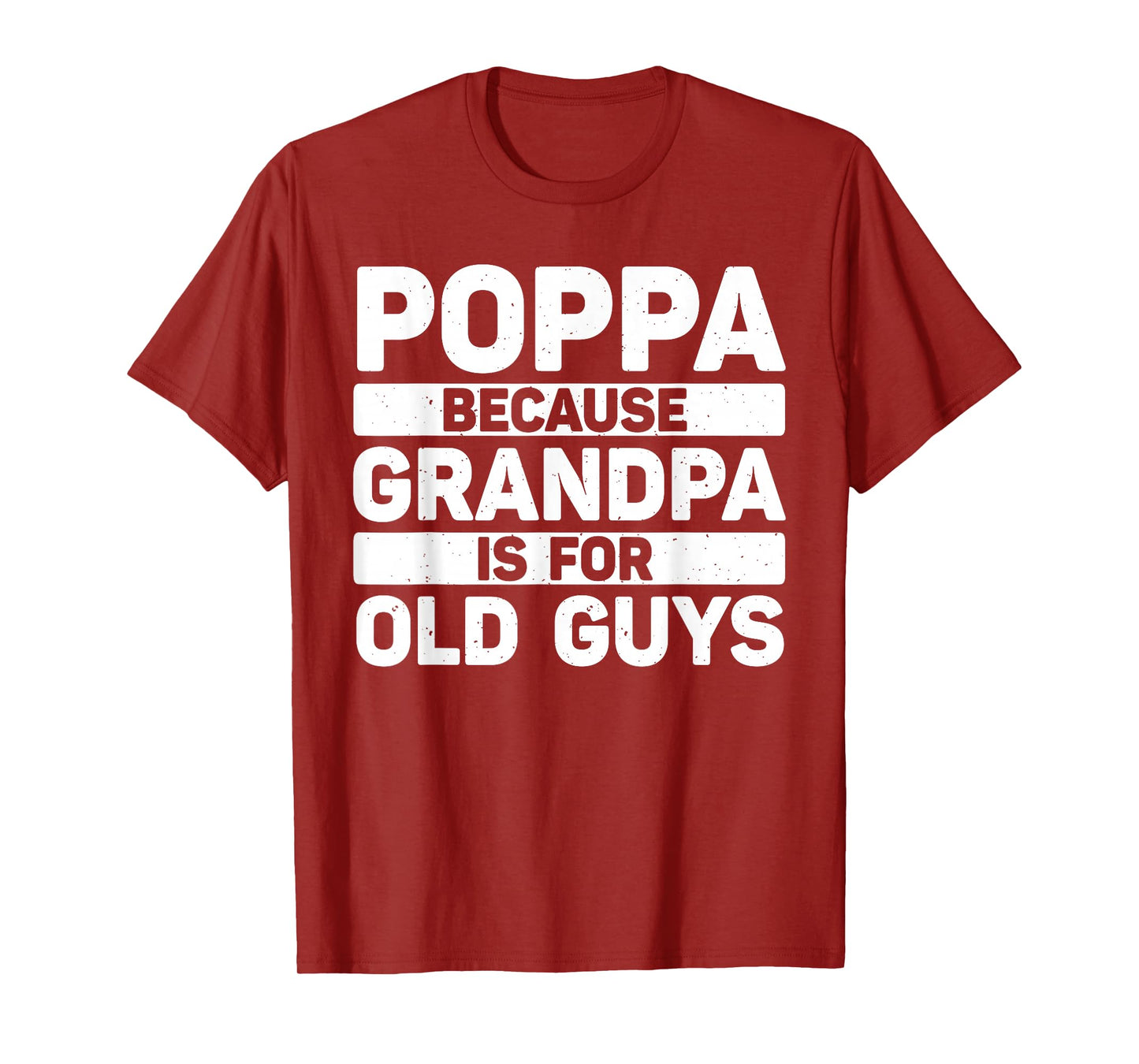 Poppa Design For Grandpa From Grandkids Father's Day Poppa T-Shirt