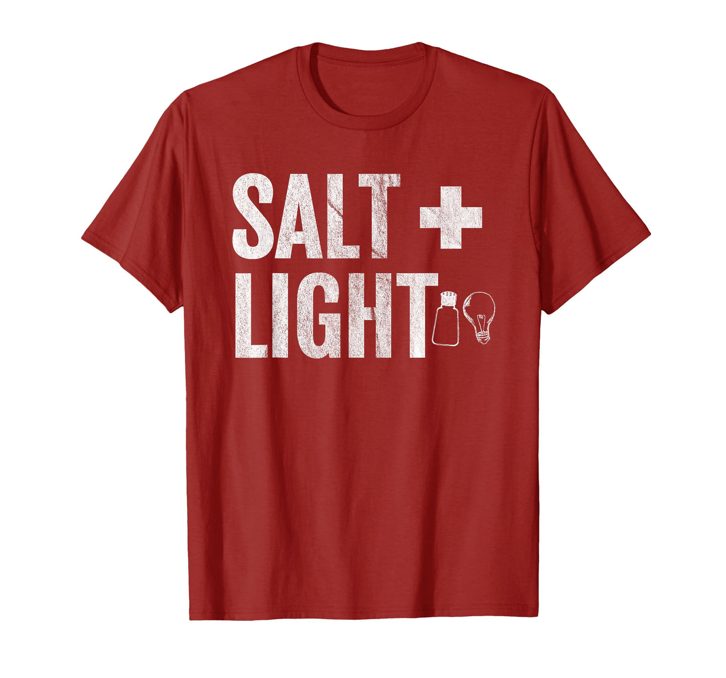 Salt & Light T-Shirt Matt 5:13-16 Bible Verse Christian Tee T-Shirt