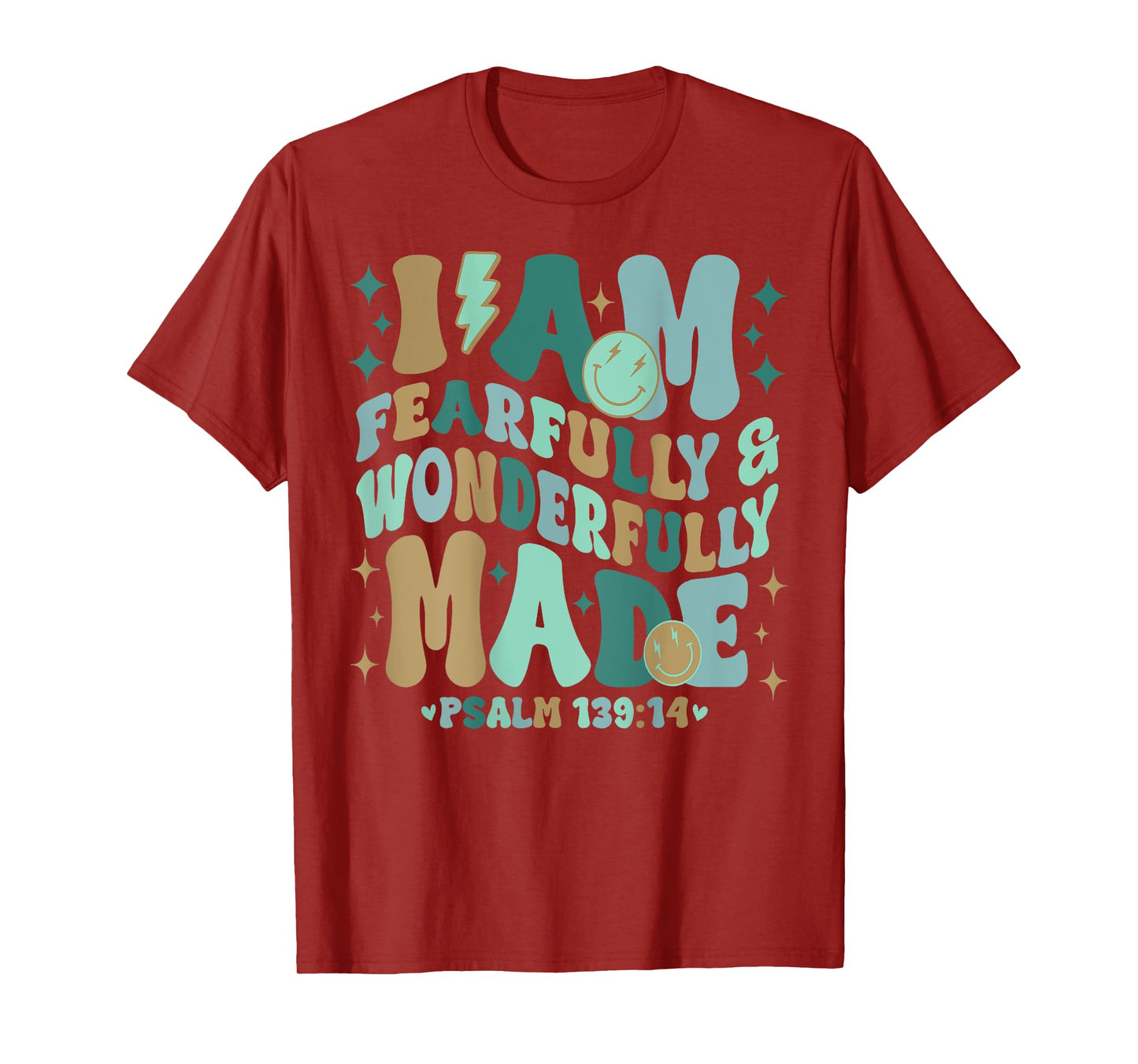 I am Fearfully & Wonderfully Made Retro T-Shirt