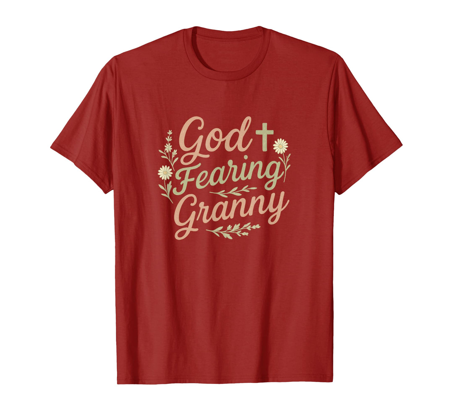 God Fearing Granny Vintage Christian Birthday Gift T-Shirt