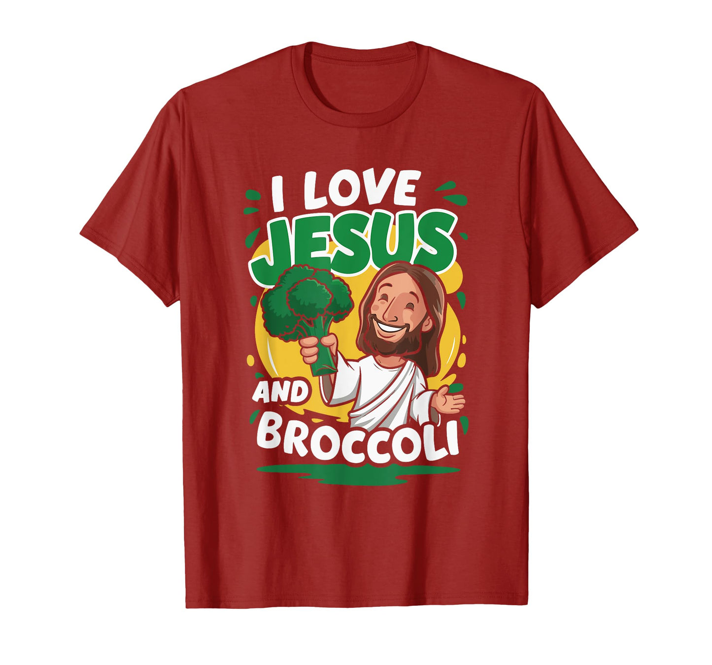 I Love Jesus And Broccoli T-Shirt
