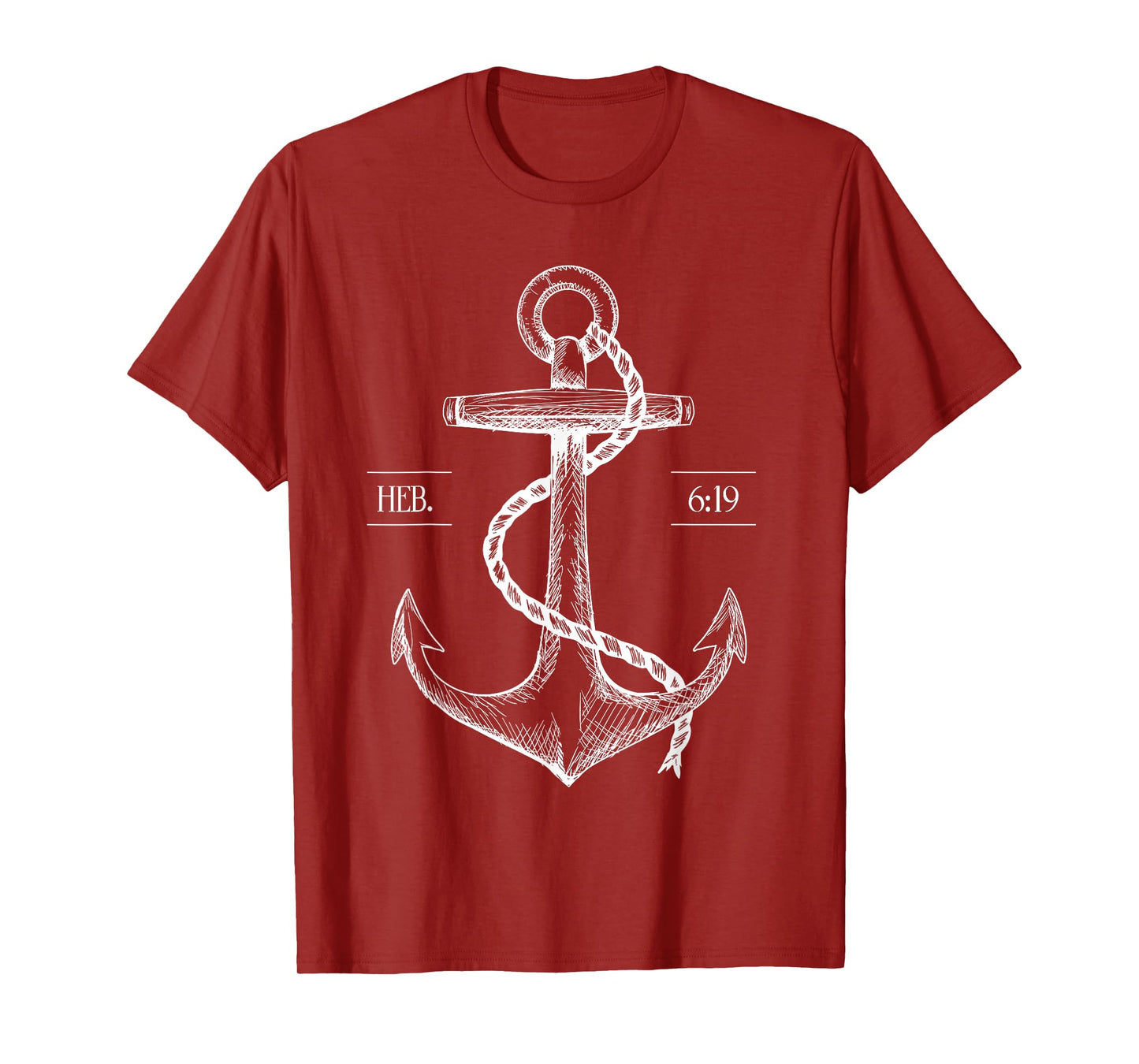 Jesus Is the Anchor of My Soul Hope Faith Anchored T Shirt T-Shirt