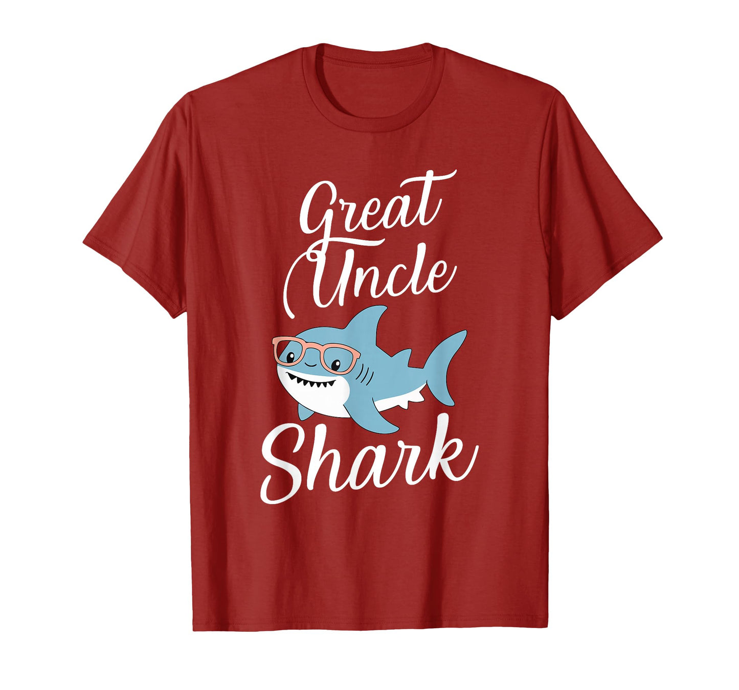 Great Uncle Shark Funny Matching Family T-Shirt