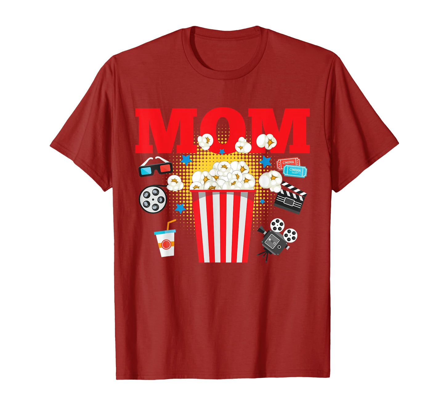 Movie Night Party Mom Movie Themed Birthday Party Matching T-Shirt