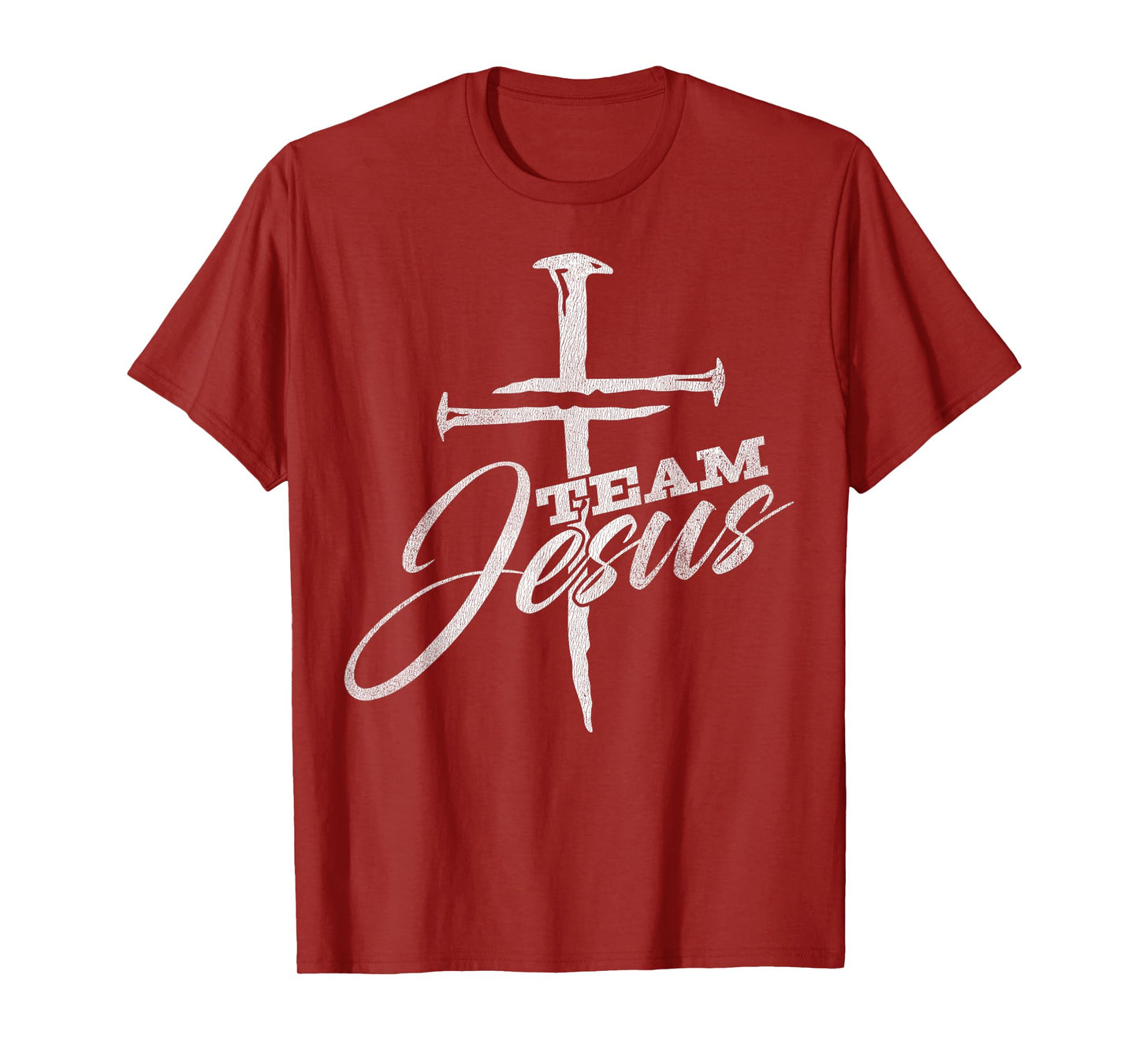 Vintage Cross Team Jesus Christian Tee T-Shirt