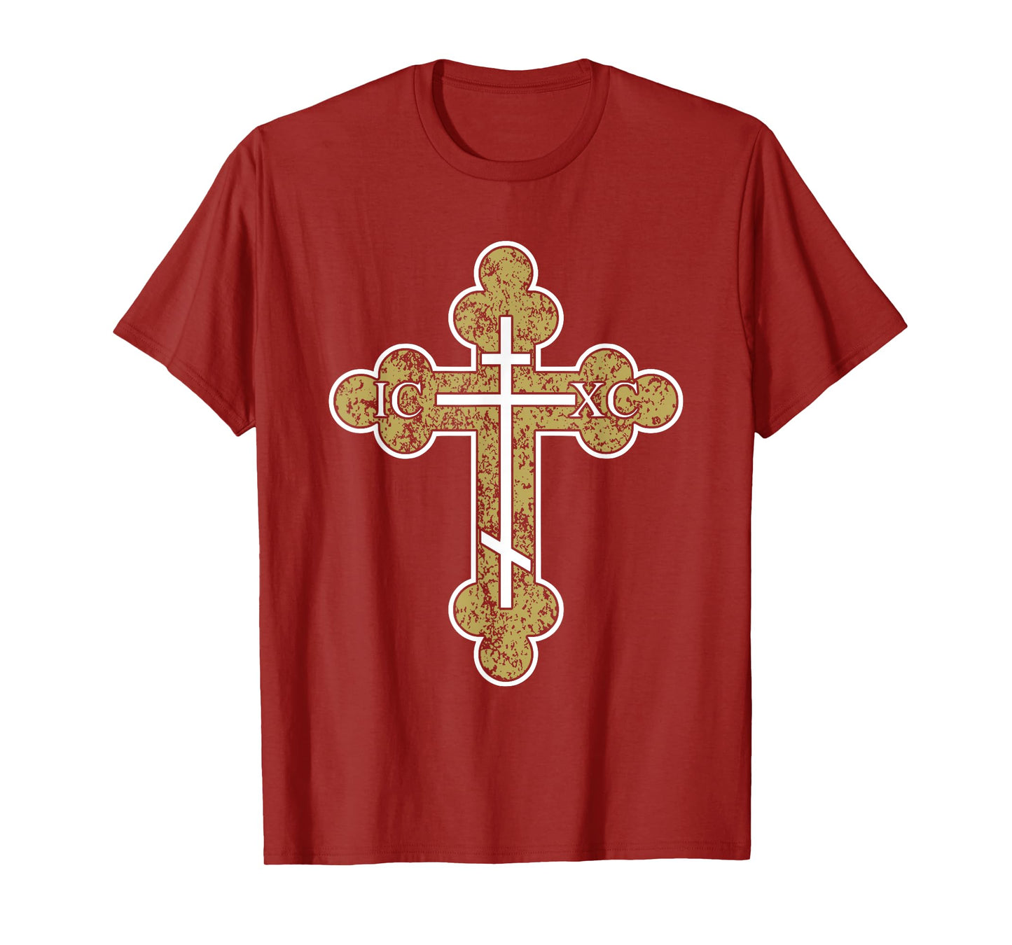 IC XC NIKA Cross Christogram Orthodox Eastern Christian T-Shirt