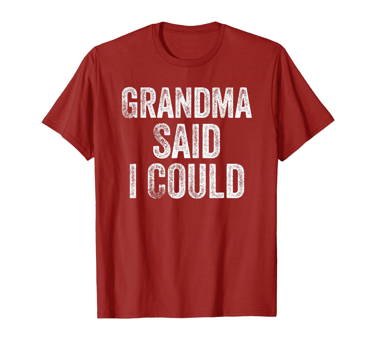 Grandma Said I Could Funny Grandchild Grandson Granddaughter T-Shirt