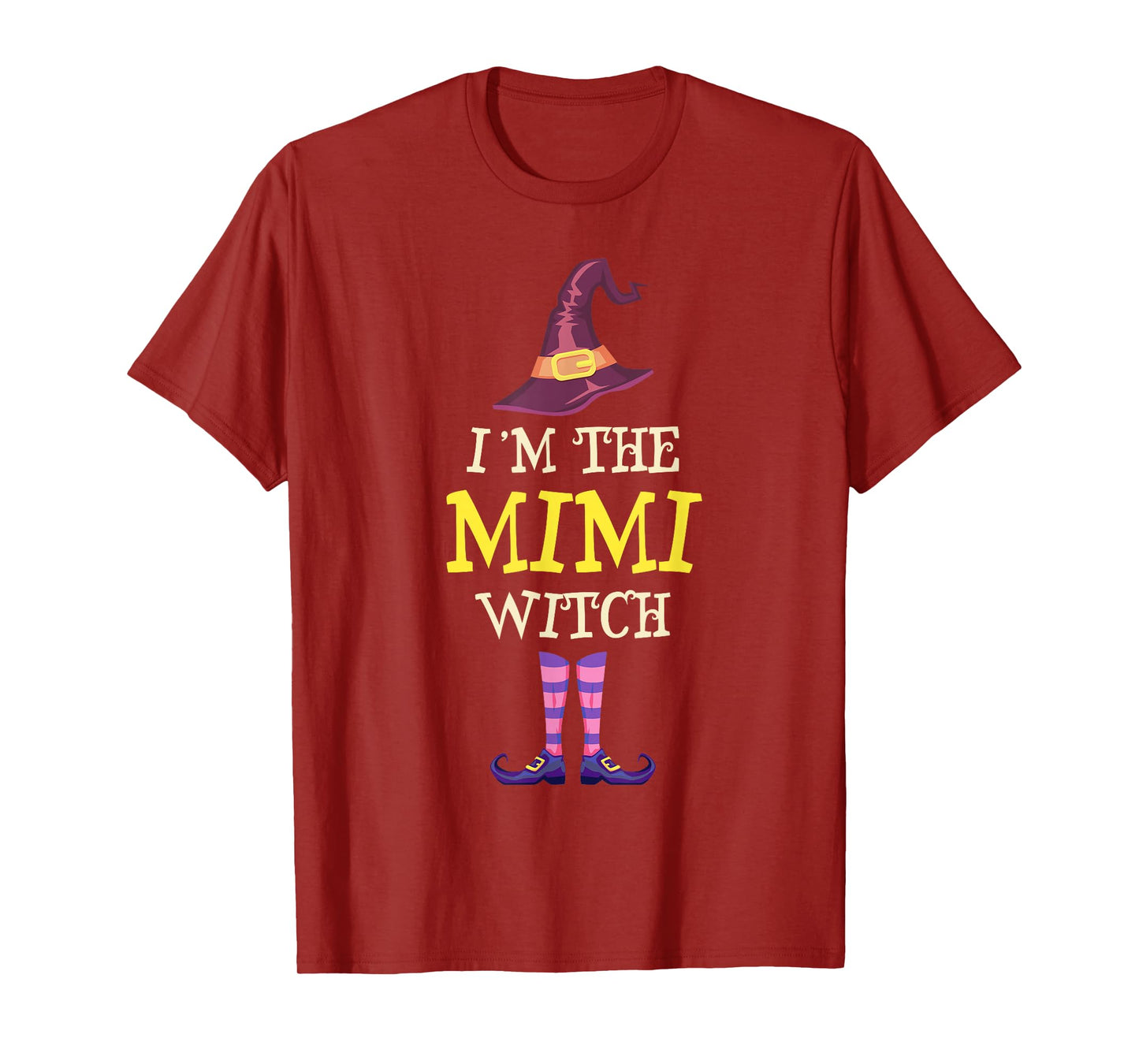 I'm The Mimi Witch Costume Halloween Funny Witchy T-Shirt