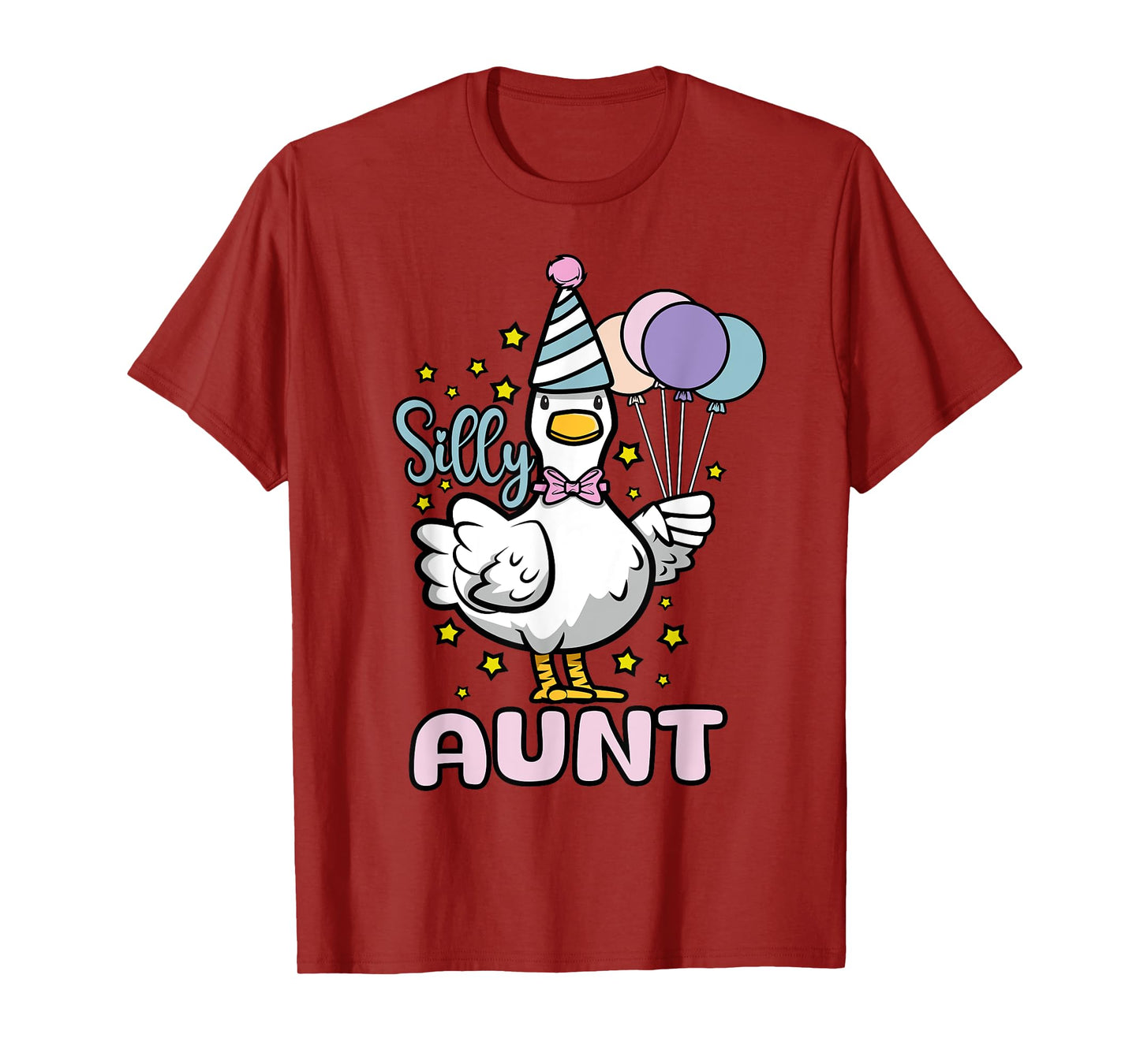 Silly Auntie Goose Silliest Birthday Party Family Matching T-Shirt