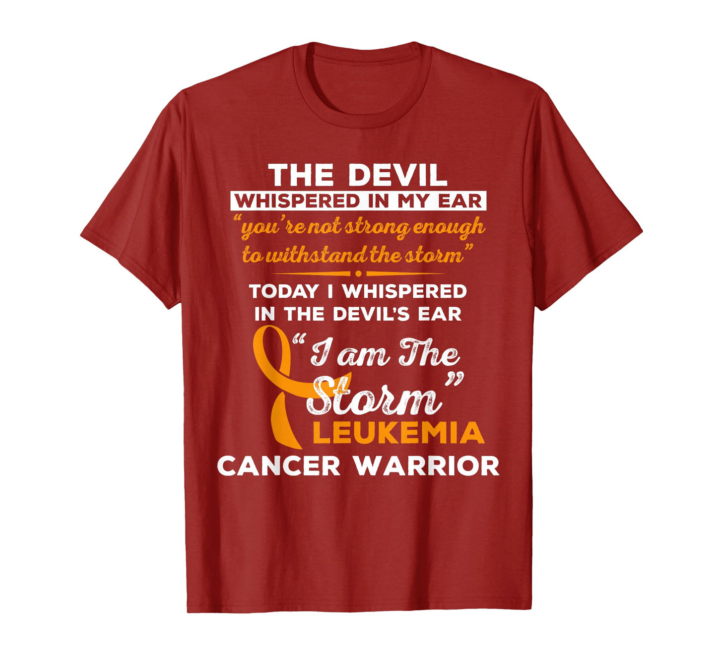 I Am the Storm Leukemia Cancer Warrior T-Shirt T-Shirt