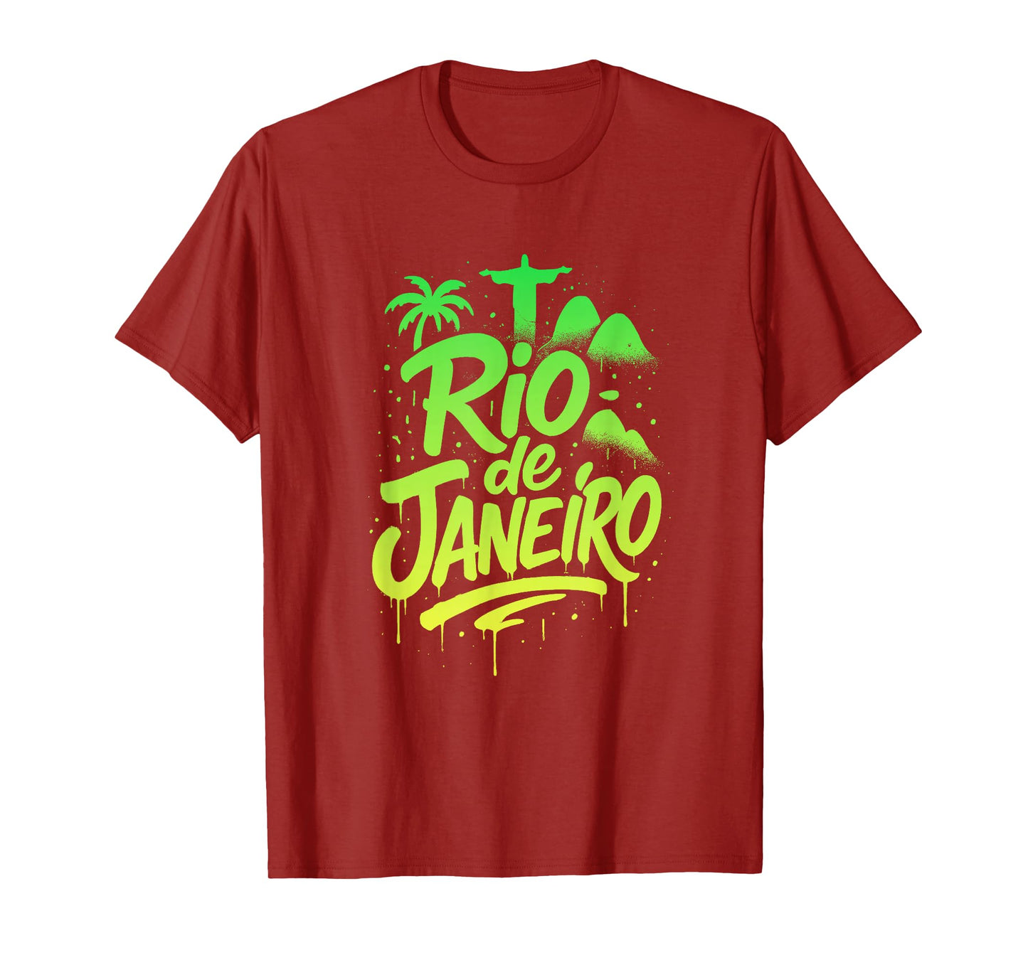 Rio de Janeiro Graffiti Lettering T-Shirt