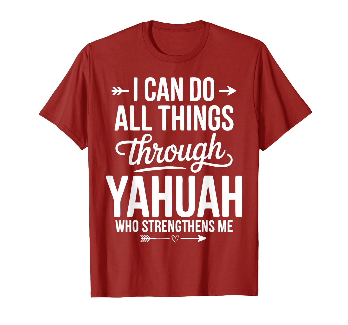Hebrew Lion of Judah Yahuah Yahusha Faith Strength T-Shirt