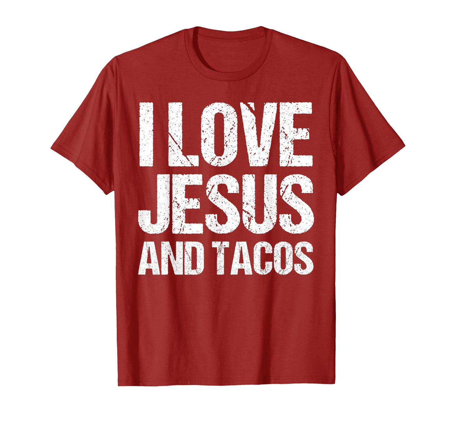 I Love Jesus And Tacos Shirt Funny Mexican Christian T-Shirt