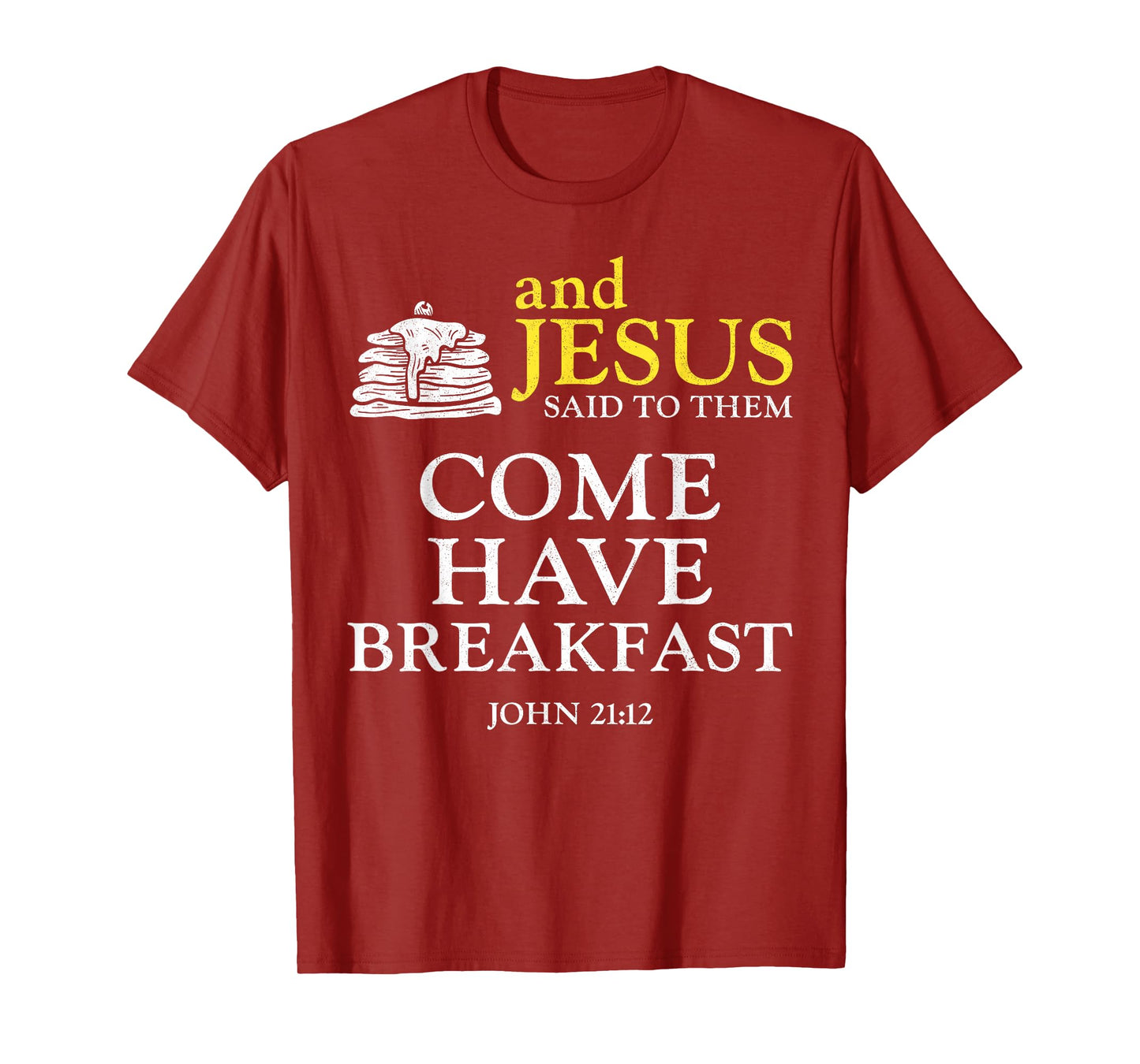 Pancake Lover Kids Bible Quote Faith Christian And Jesus T-Shirt