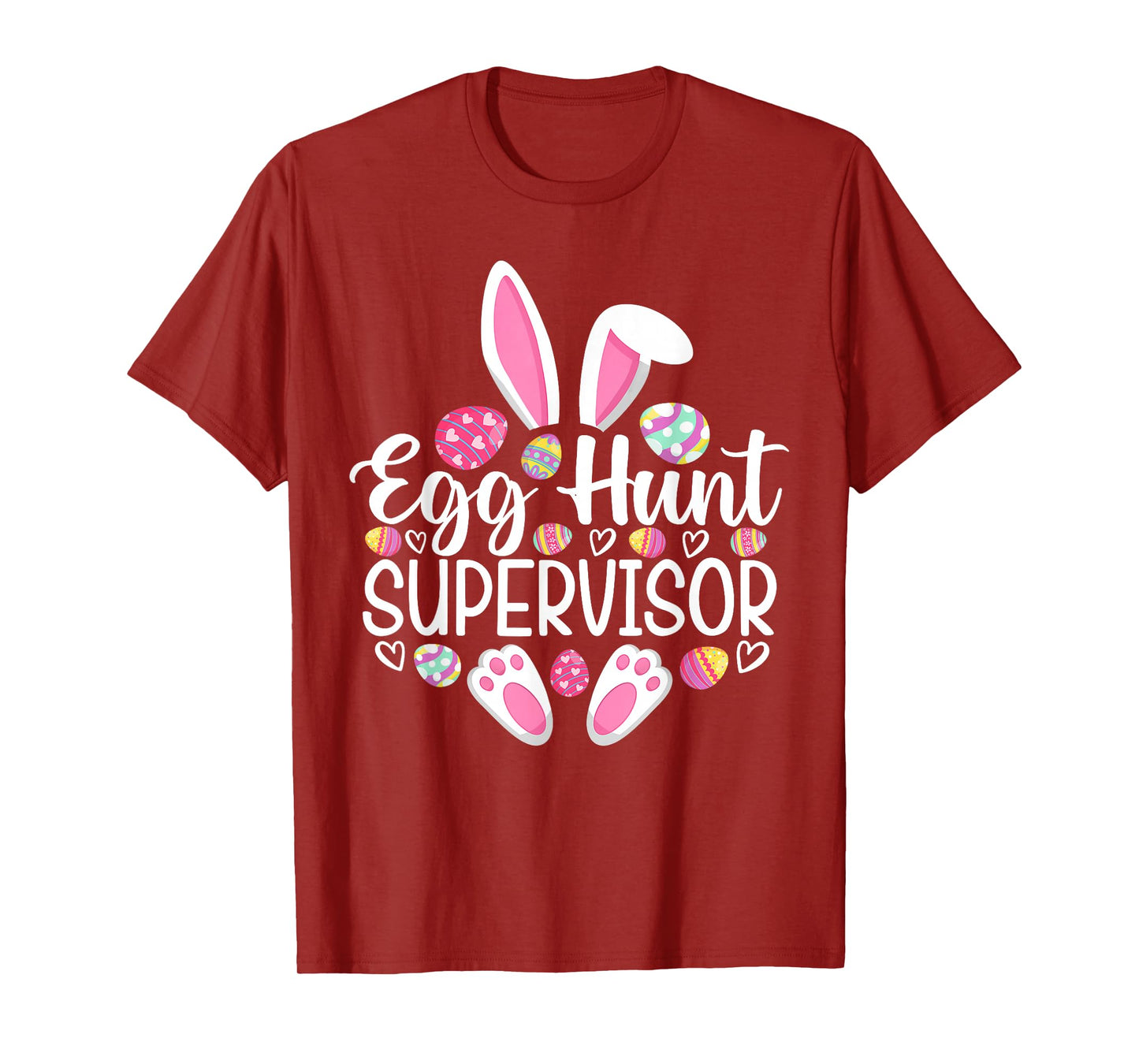 Egg Hunt Supervisor Funny Easter Day Egg Hunt Squad T-Shirt