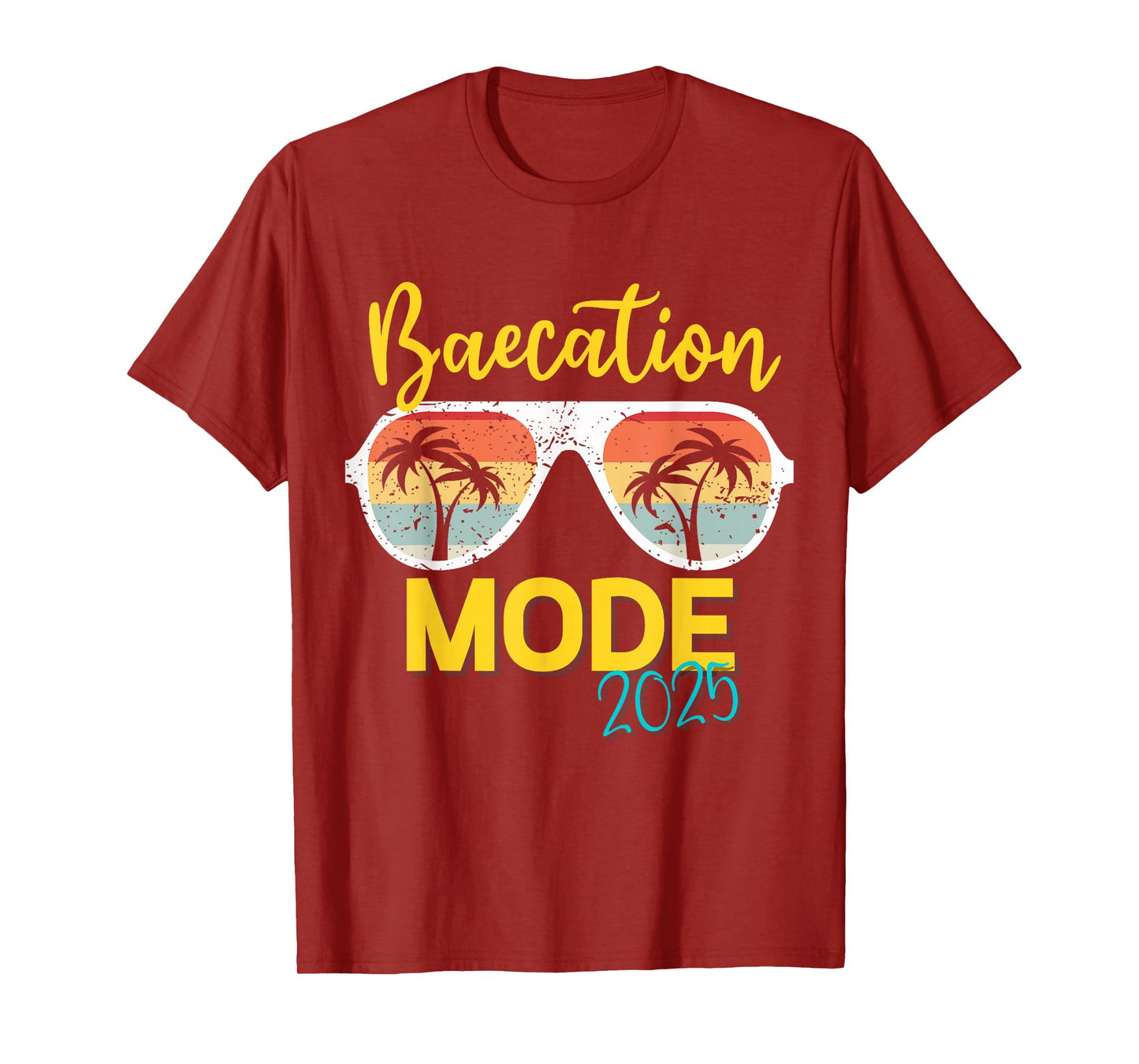 Baecations Mode 2025 Matching Couples Trip Beach Vacation T-Shirt
