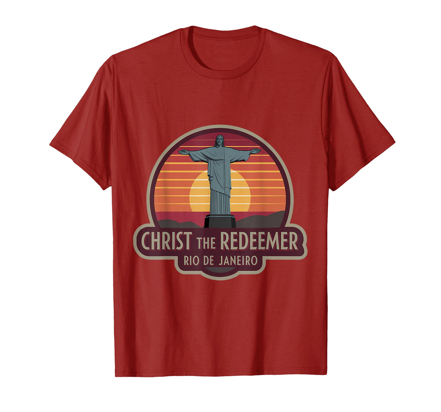 Christ the Redeemer Rio de Janeiro Brazil Souvenir City T-Shirt