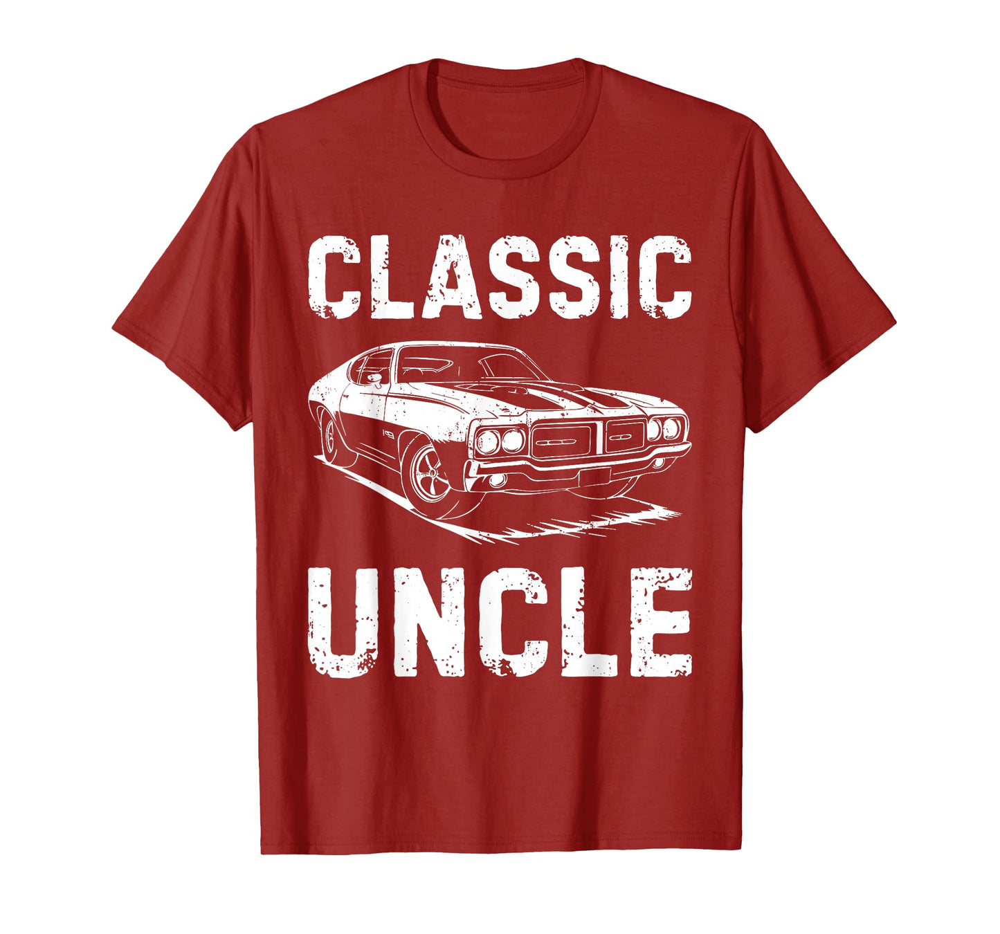 Classic Uncle Shirt Funny Men Old Classic Car Lover T-Shirt