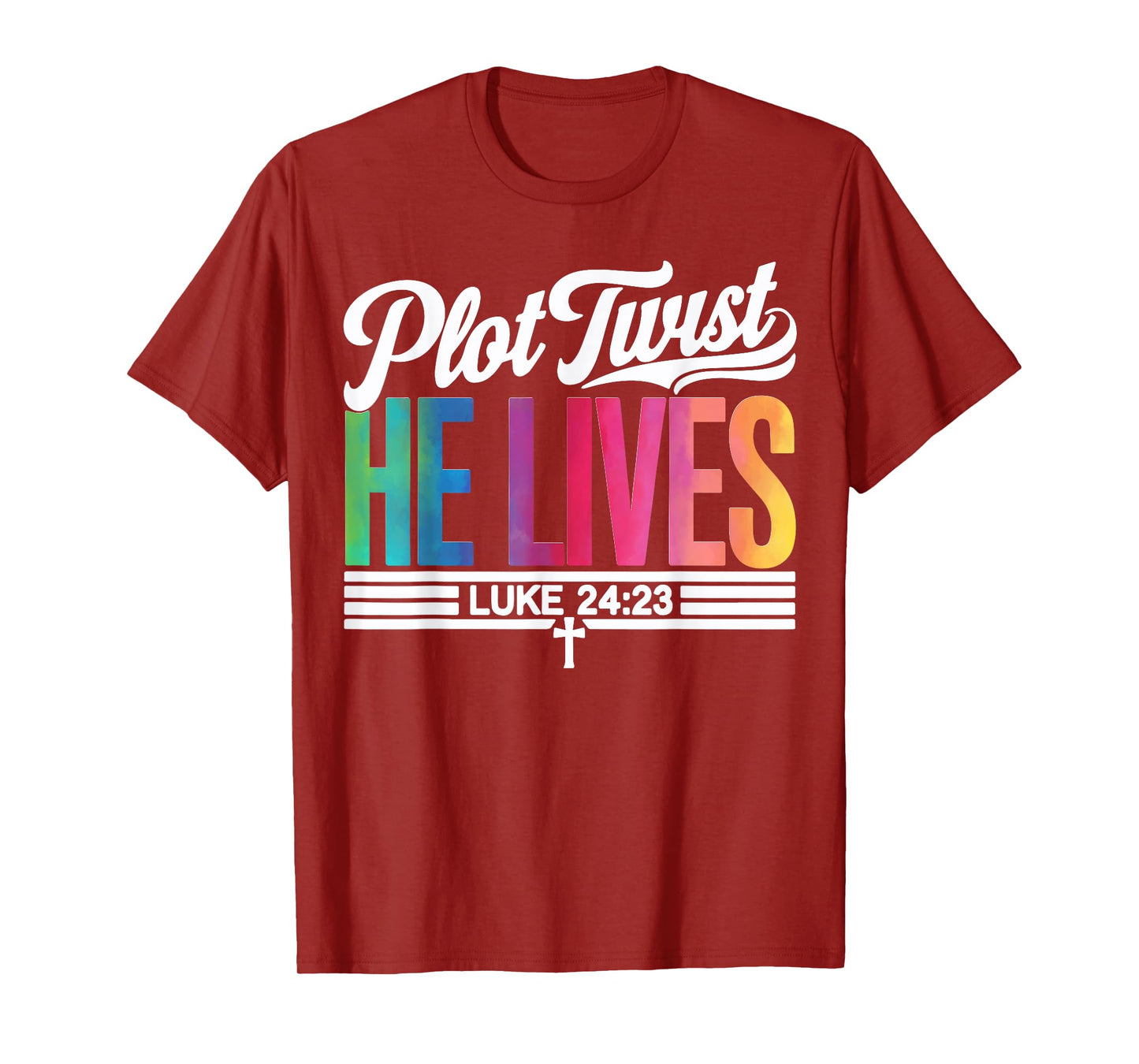 Plot Twist He Lives Christian Funny Easter God Toddler Son T-Shirt