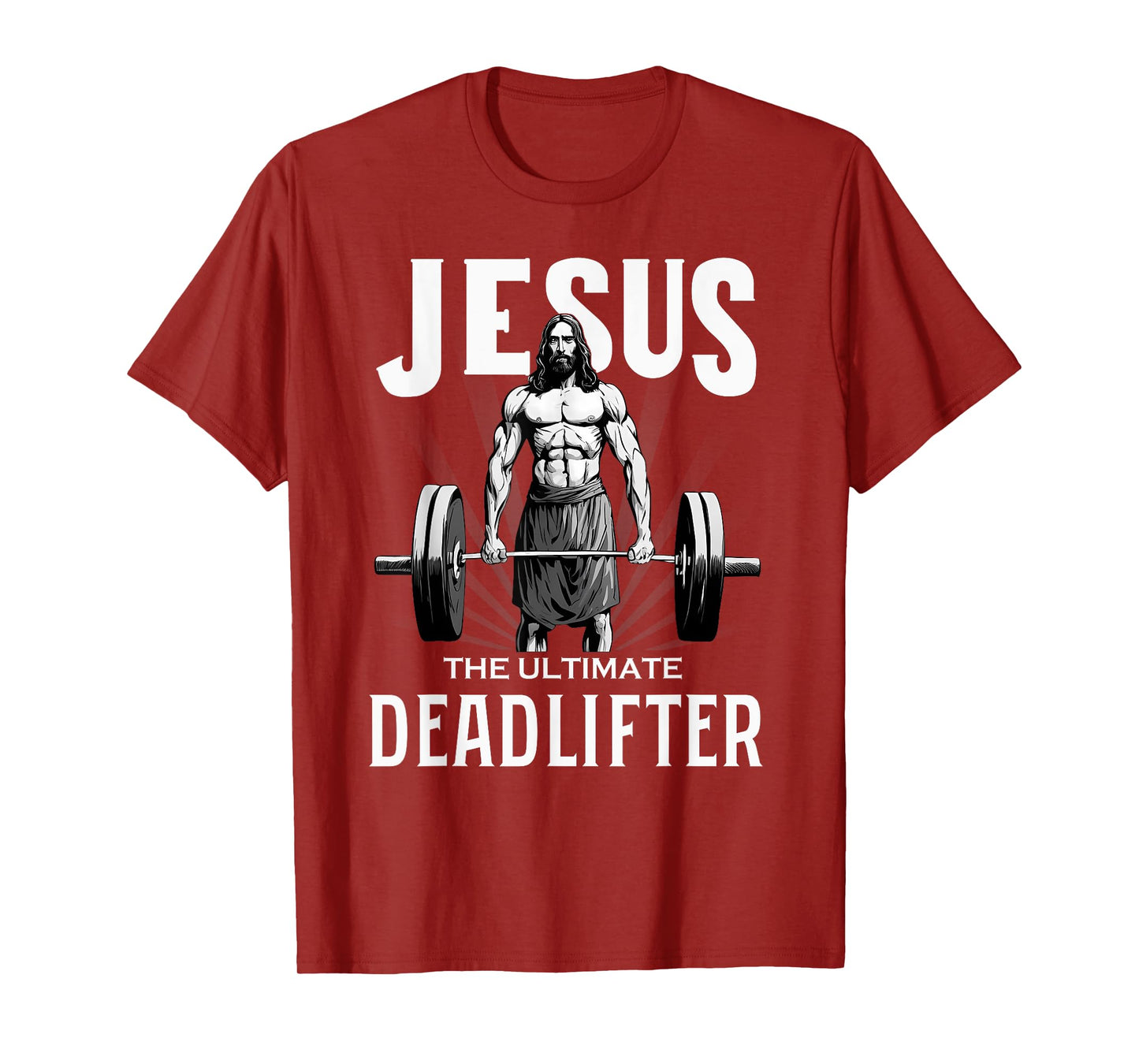 Fitness Funny Vintage Jesus The Ultimate Deadlifter T-Shirt