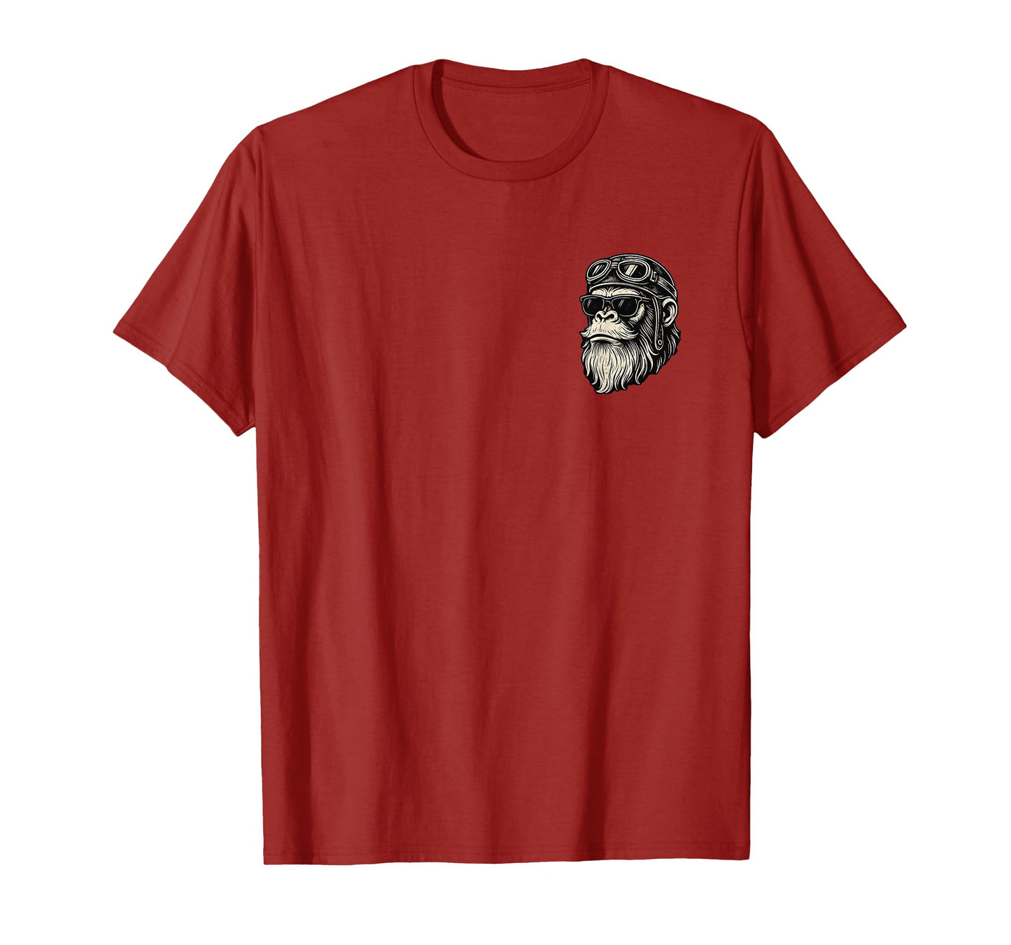 Touch My Beard and Tell Me I'm Pretty Funny Monkey Saying T-Shirt