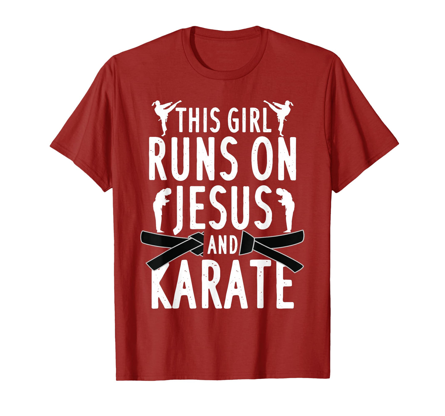 Funny Karate Design For Women Girls Karate Martial Art Lover T-Shirt