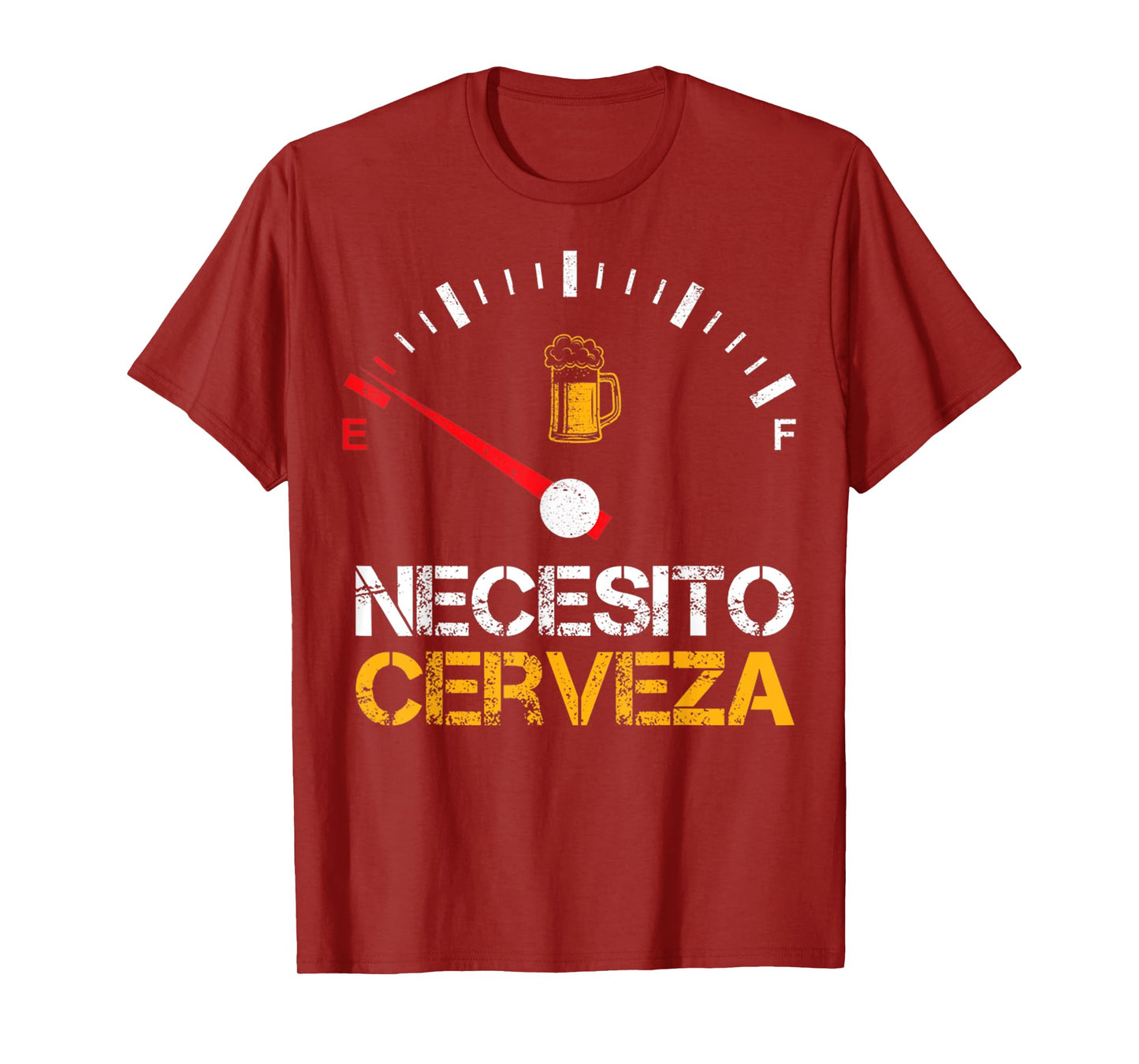 Necesito Cerveza Funny Quote Saying Spanish Beer Lover T-Shirt