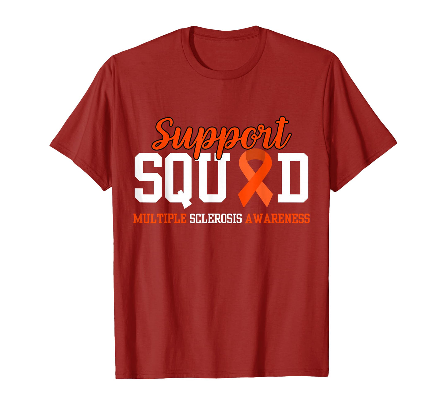 Ms Support Squad Supporting Multiple Sclerosis Awareness T-Shirt