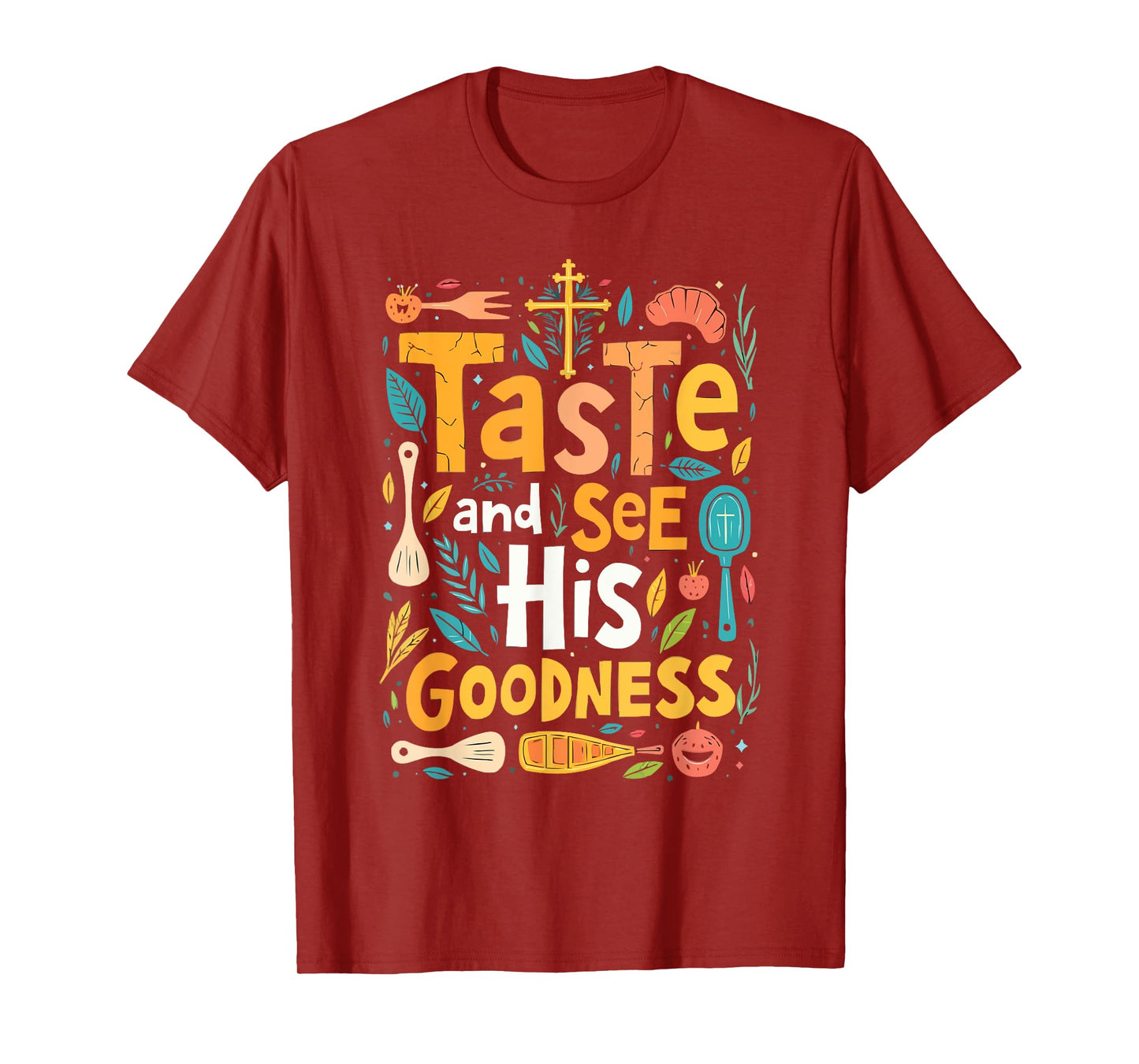 Bible Cooking Christian Believer Religious Jesus Christ T-Shirt
