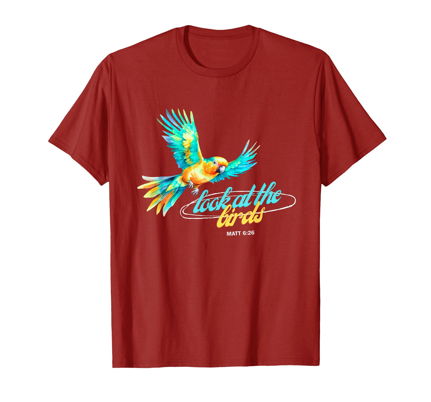 Look at The Birds - Subtle Minimalistic Christian Tee T-Shirt