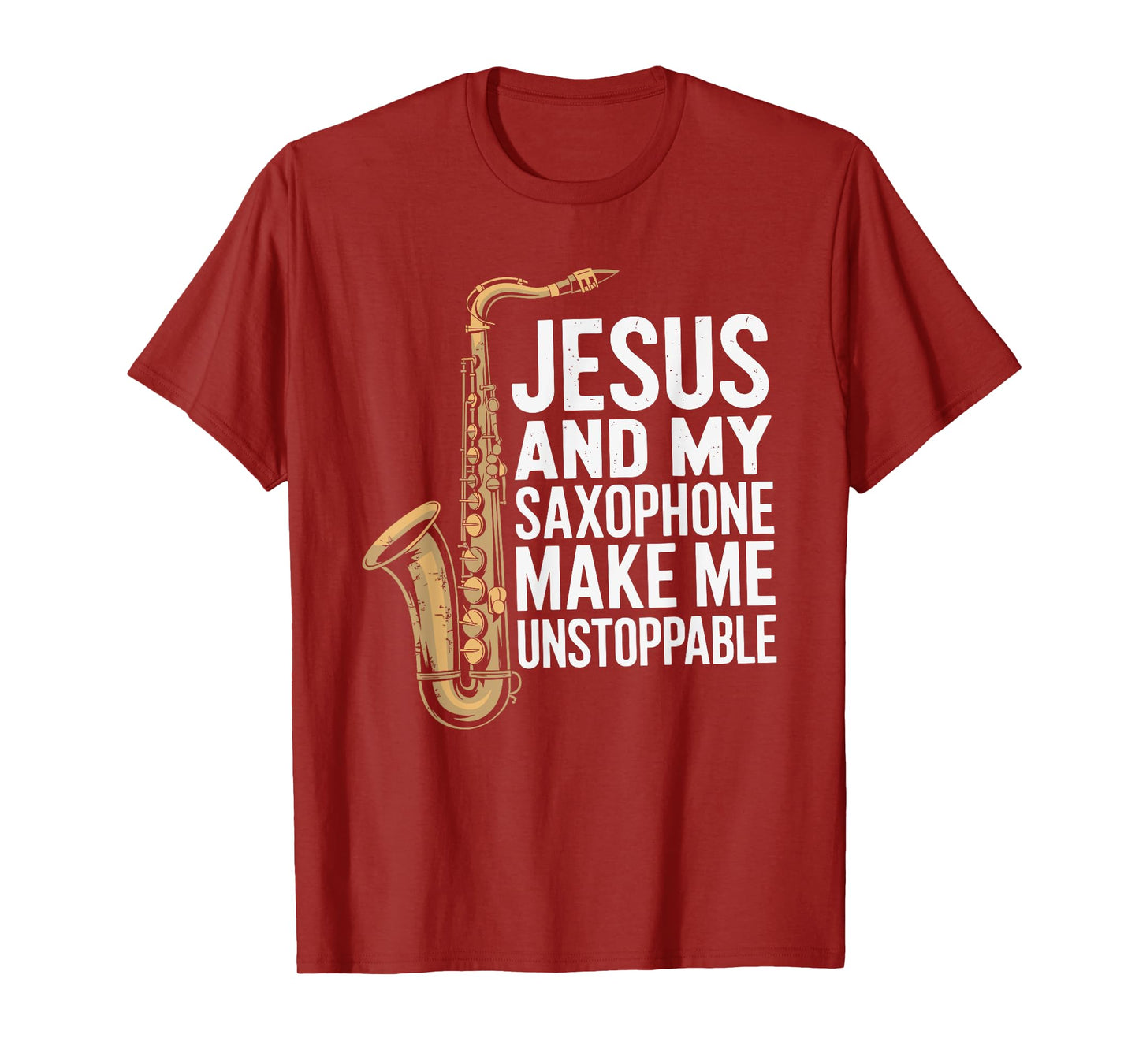Christian Sax Saxophone Player Design for Jazz Saxophonist T-Shirt