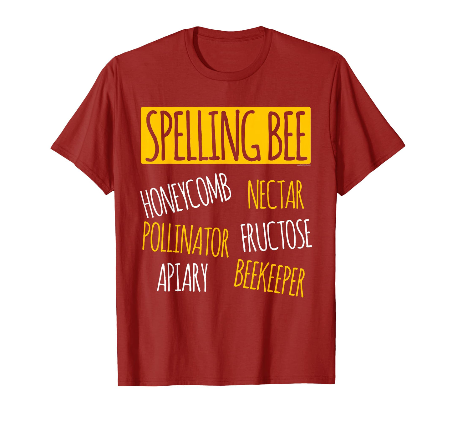Spelling Bee Funny Halloween Pun Costume Beekeeper Teacher T-Shirt