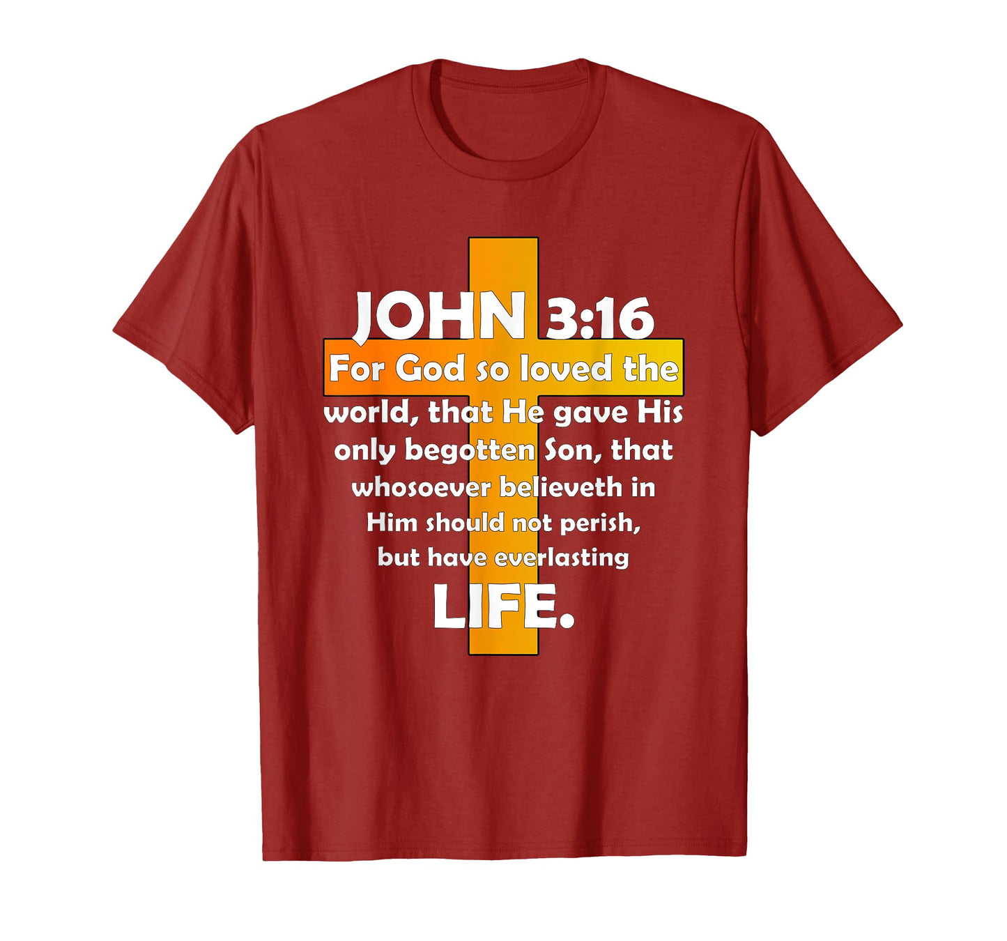 John 3:16 KJV Bible Christian T-Shirt 03 T-Shirt