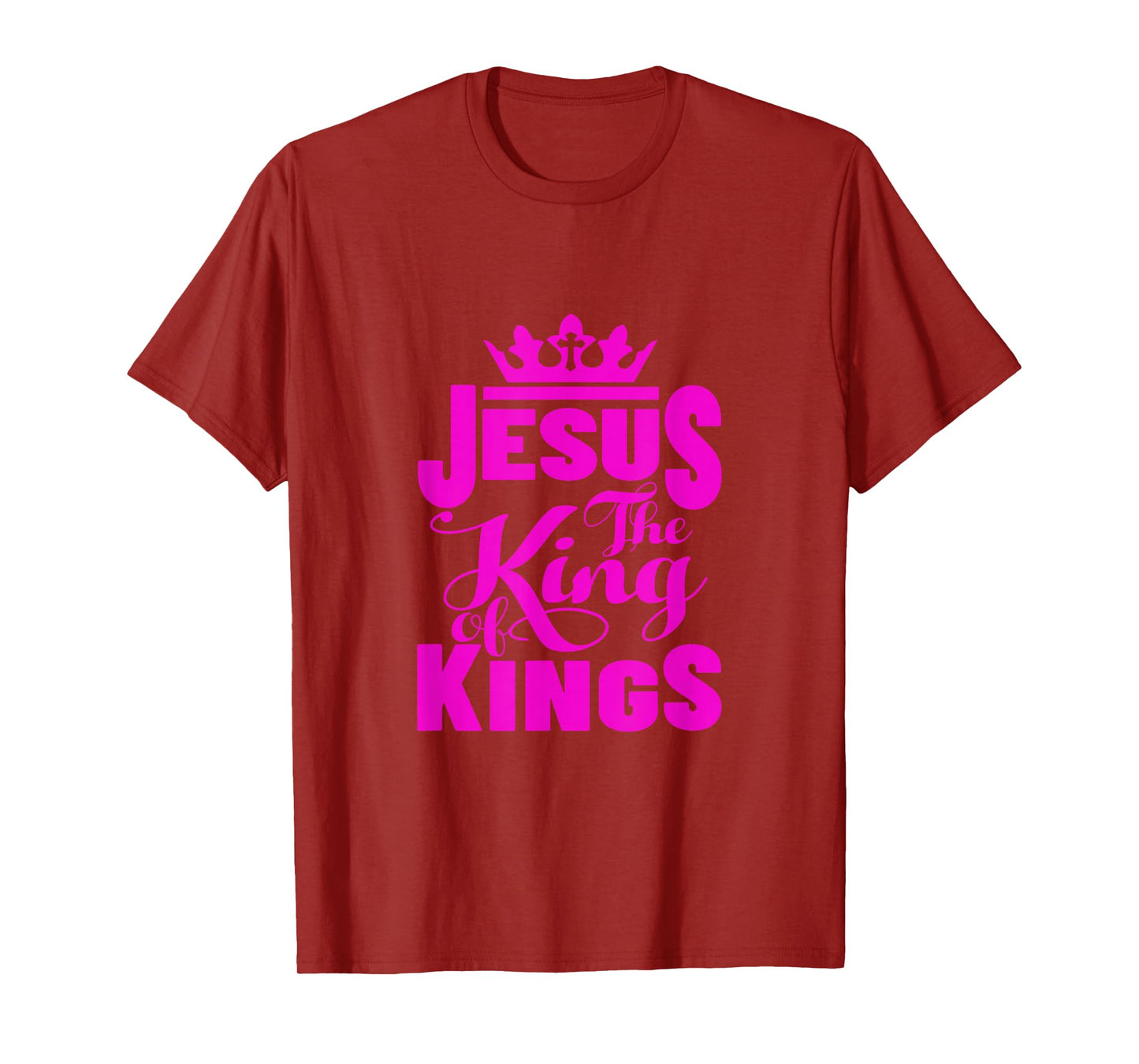 Jesus is My King – Bold Faith and Strength Design T-Shirt