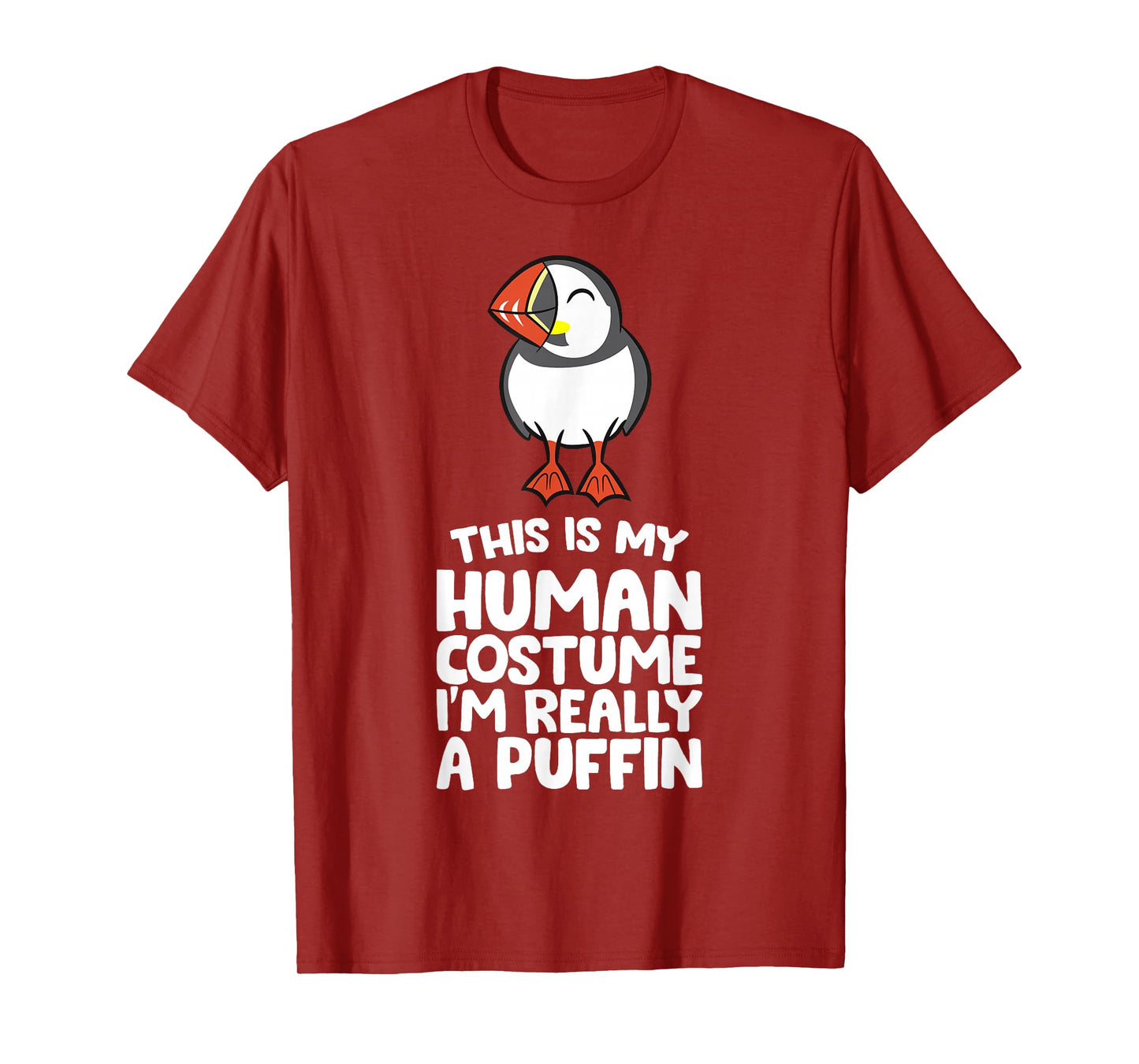 This Is My Human Costume I'm Really A Puffin T-Shirt