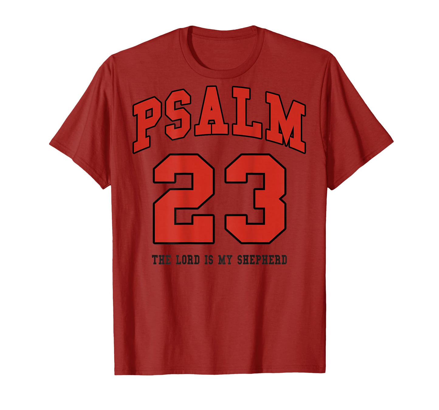 Jesus Psalm 23 The Lord is My Shepherd Christian Cross God T-Shirt