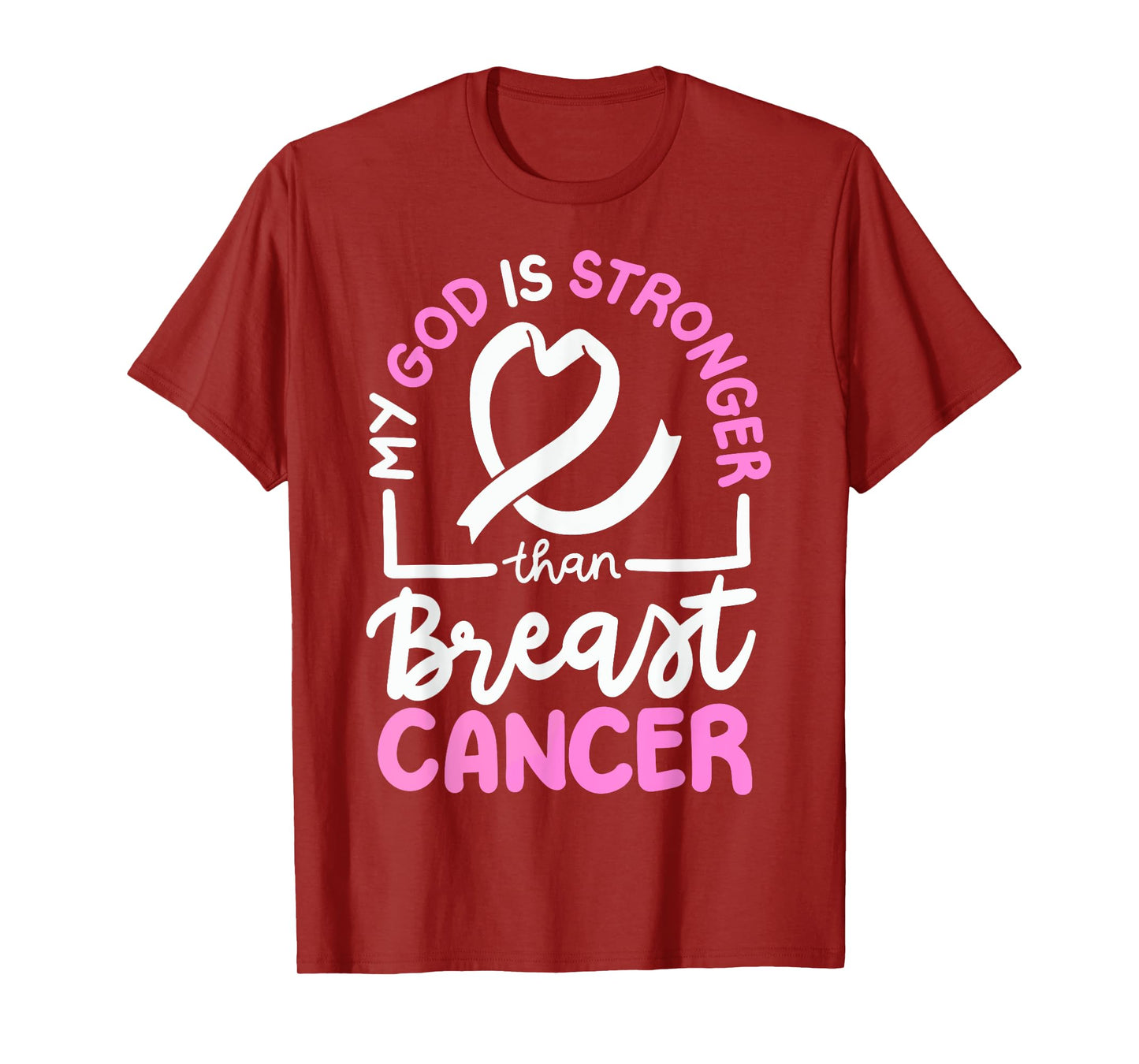 My God Is Stronger Than Breast Cancer T-Shirt