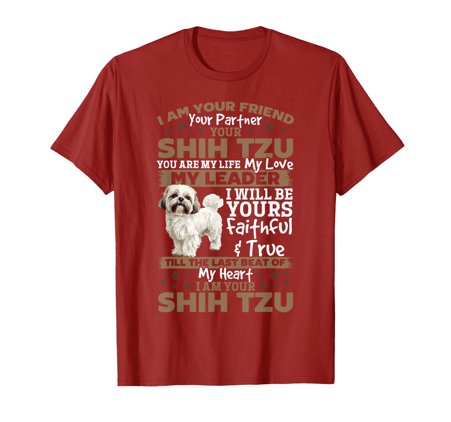 Shih Tzu Dog Owner Men Women Kids T-Shirt