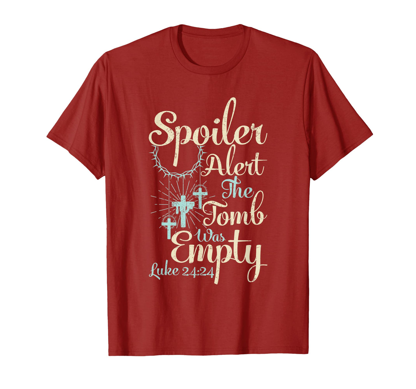 Easter Spoiler Alert Tomb Was Empty Christian Jesus T-Shirt