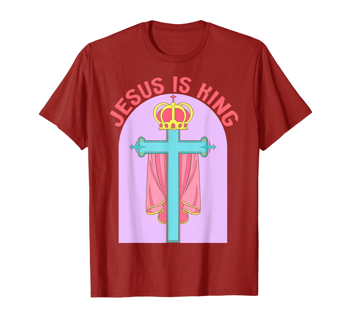 Jesus is King - Christian Bible Verse Faith T-Shirt