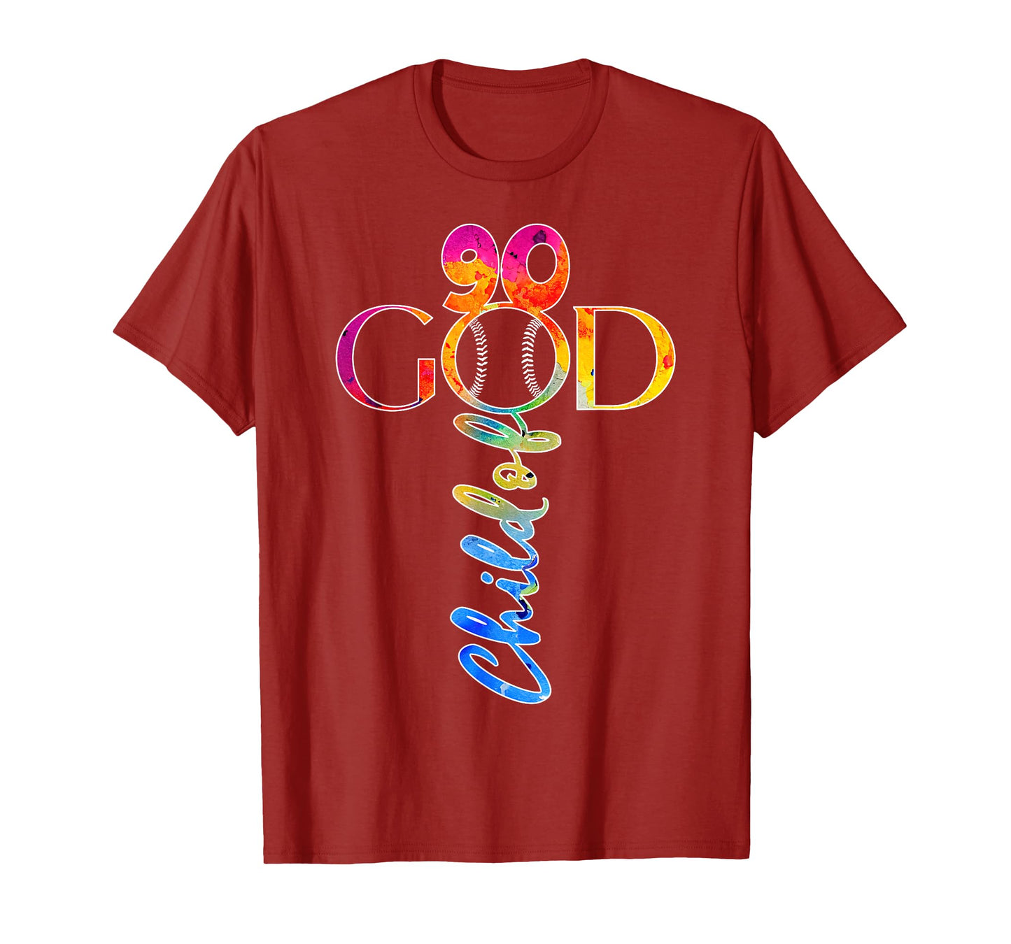 JESUS 90 YEARS CHILD OF GOD BASEBALL 90th BIRTHDAY T-Shirt