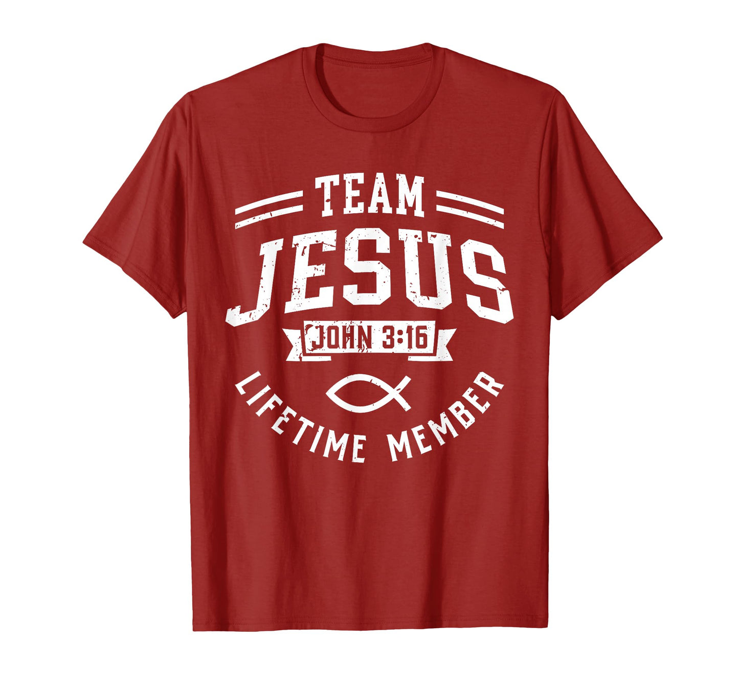 Team Jesus John 3 16 Lifetime Member God Christian Gift T-Shirt