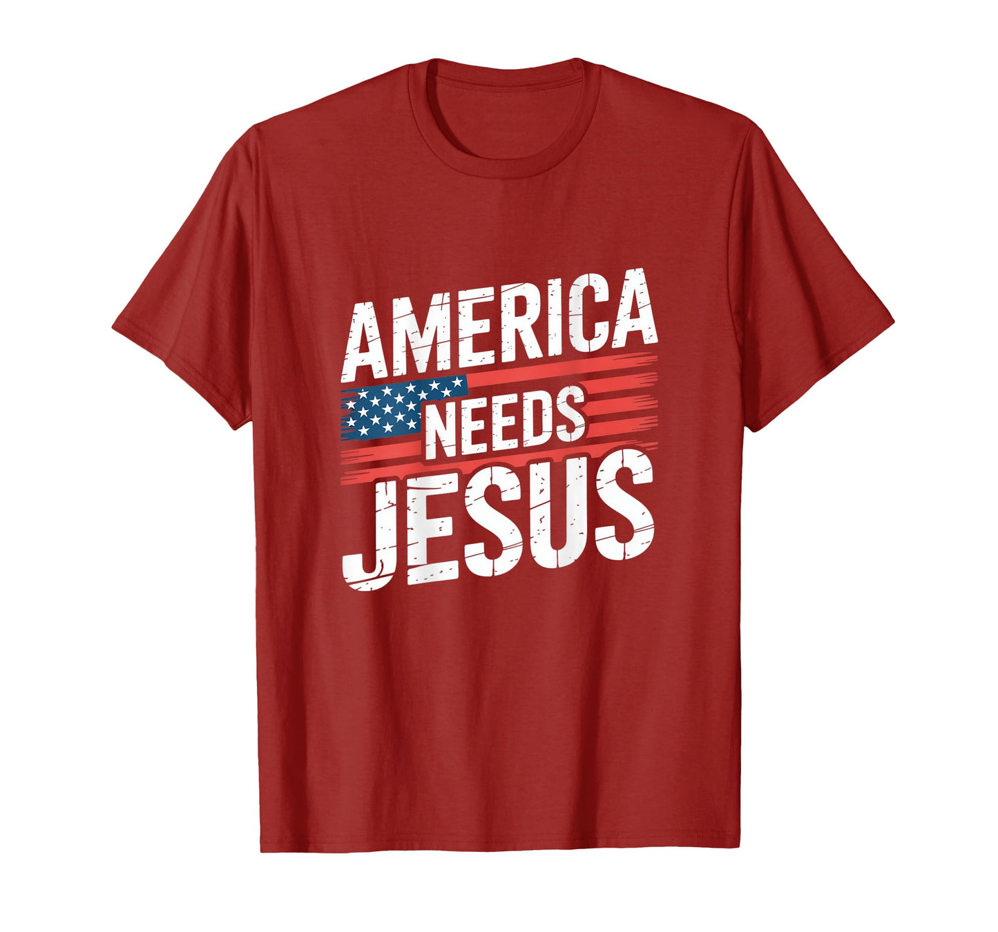America Needs Jesus Lightblessed - Perfect Christian Gifts T-Shirt