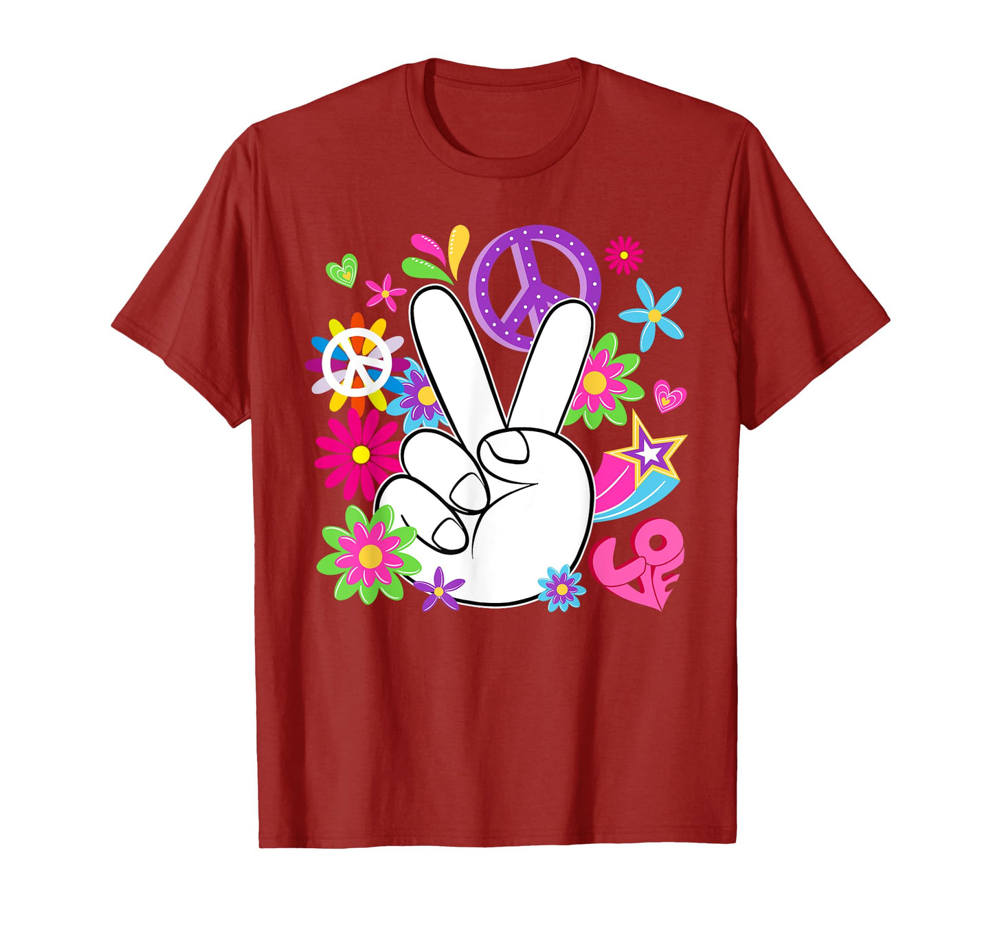 Groovy World Peace Day Peace Love International Day of Peace T-Shirt