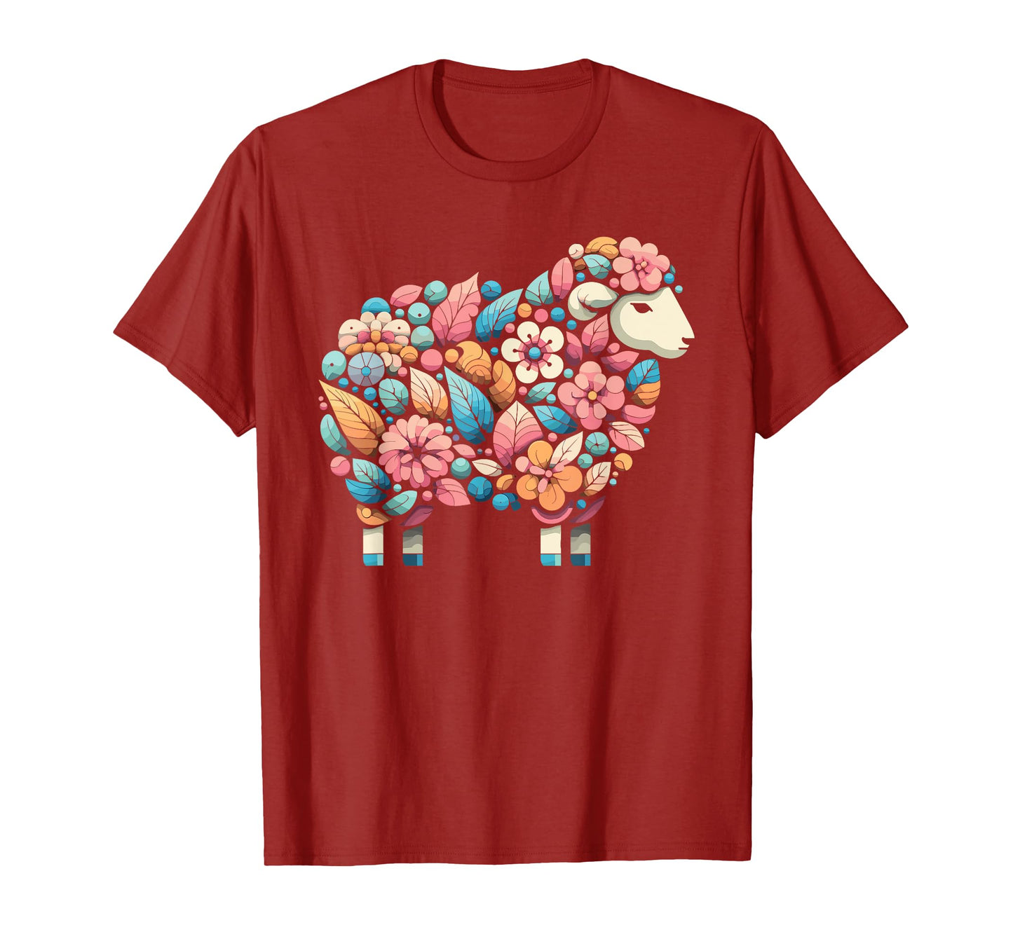 Farmer Floral Sheep T-Shirt