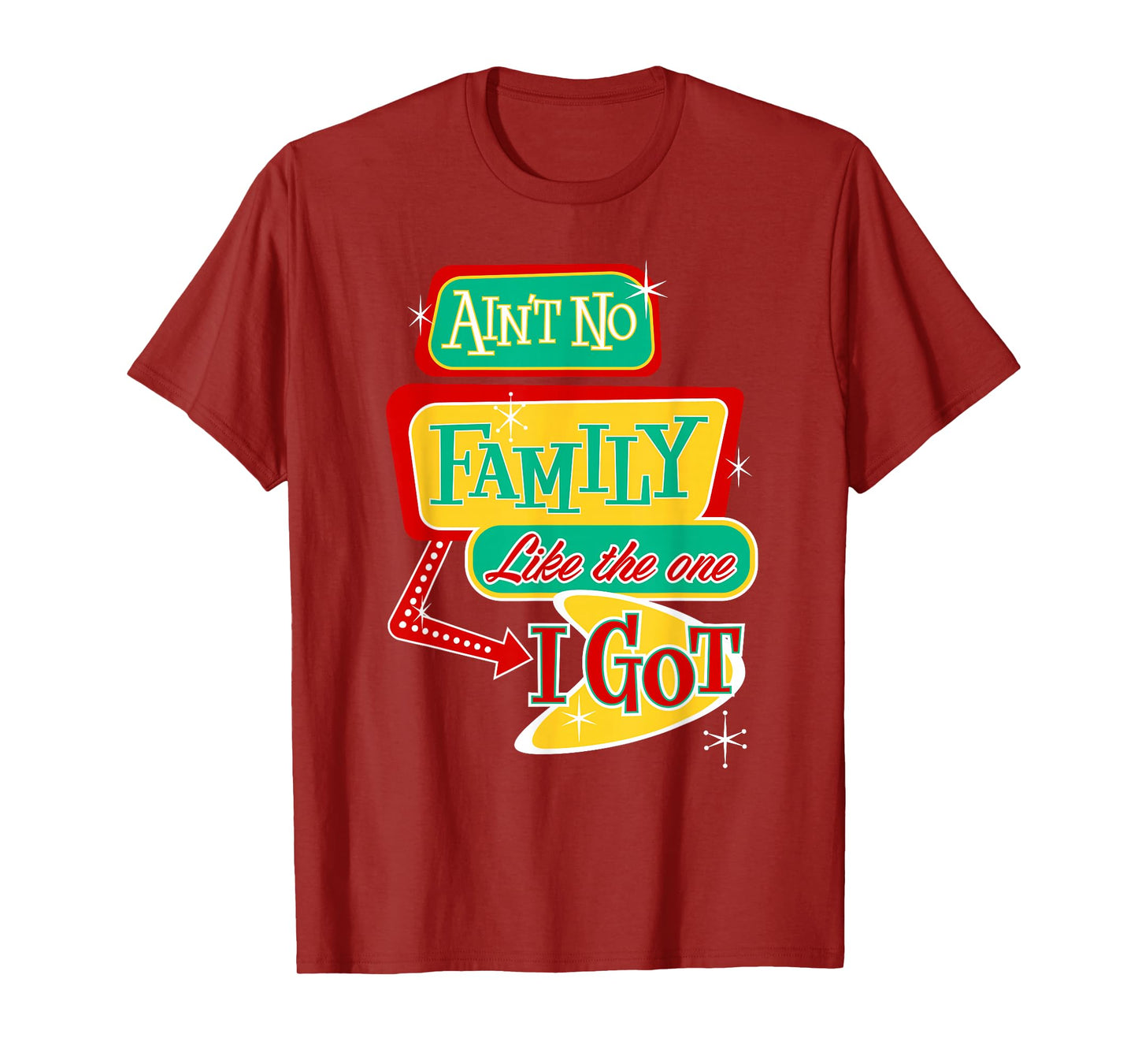 Ain’t No Family Like The One I Got Funny Vintage Design T-Shirt