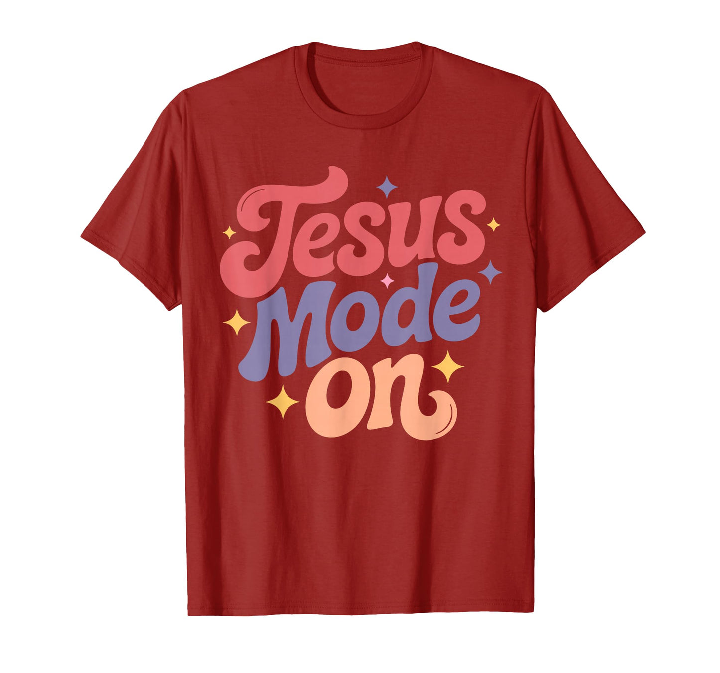 Jesus Mode On Christian Faith Design T-Shirt