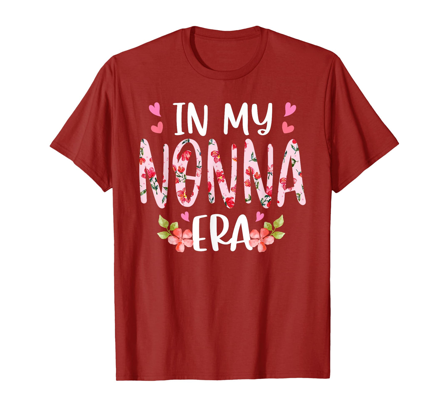 In My Nonna Era Floral Mother's Day Flower Girly Women T-Shirt
