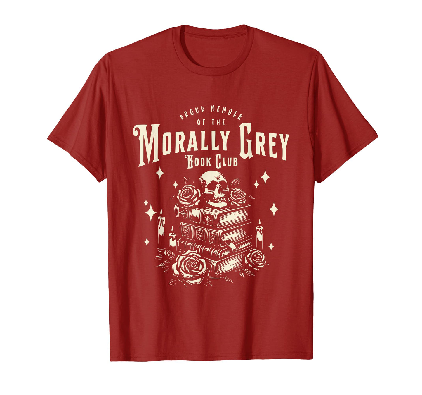 Morally Grey Book Club Funny Reading Shirt Bookish Bookworm T-Shirt